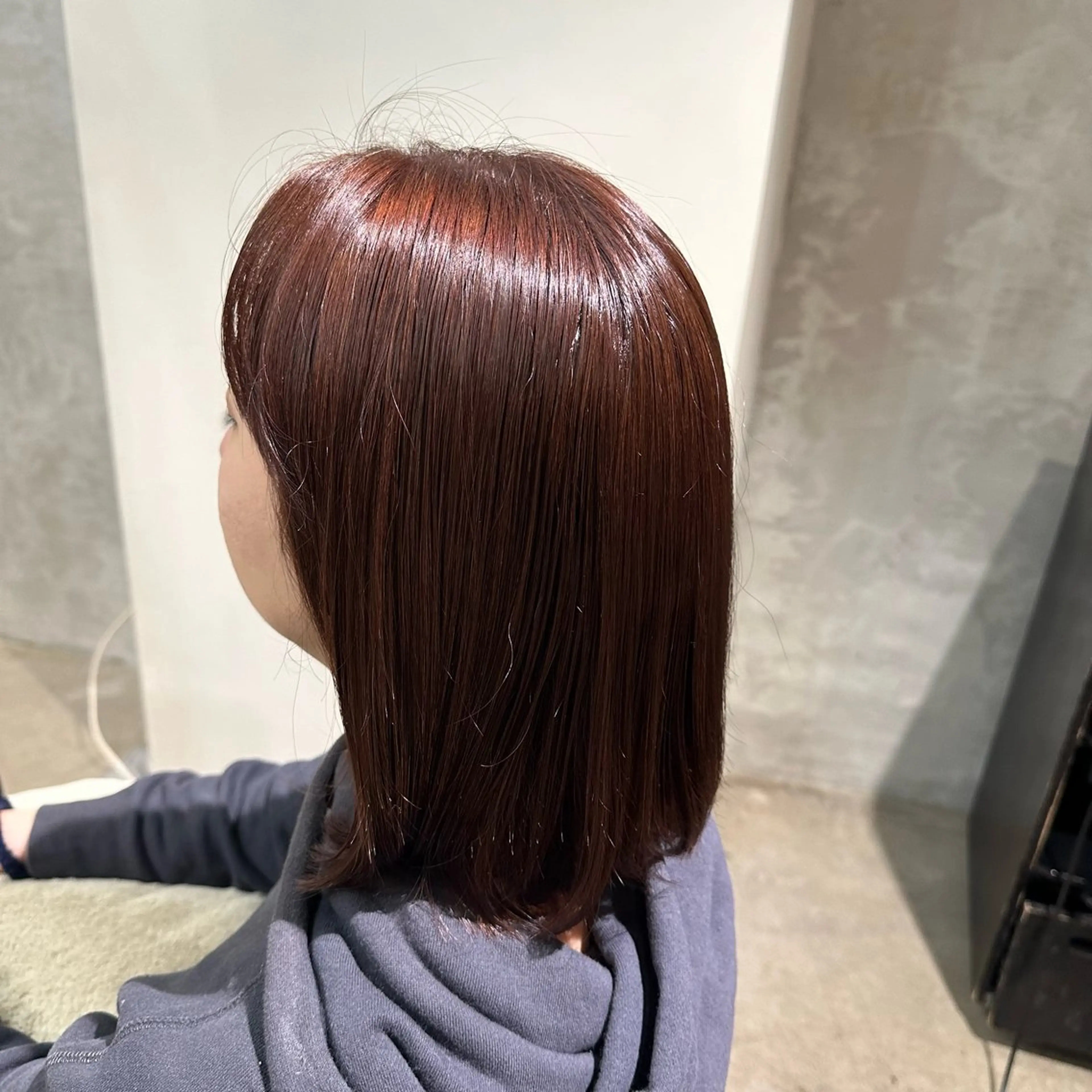 カラー ブラウンカラー レッドカラー 💙Sayaka／ NE/LO💙のヘアスタイル