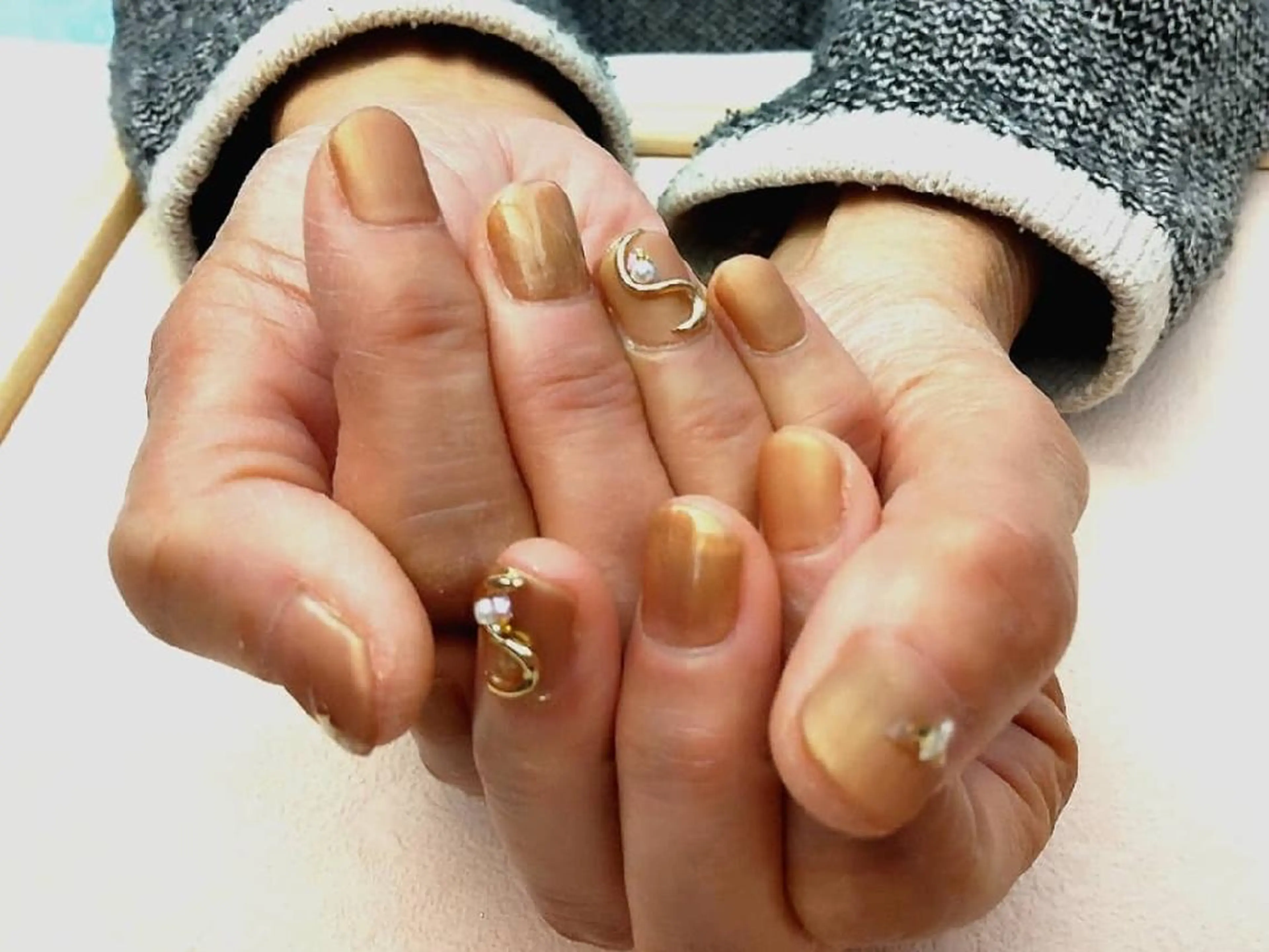ショート ネイル ハンドネイル T&A nailのネイルデザイン