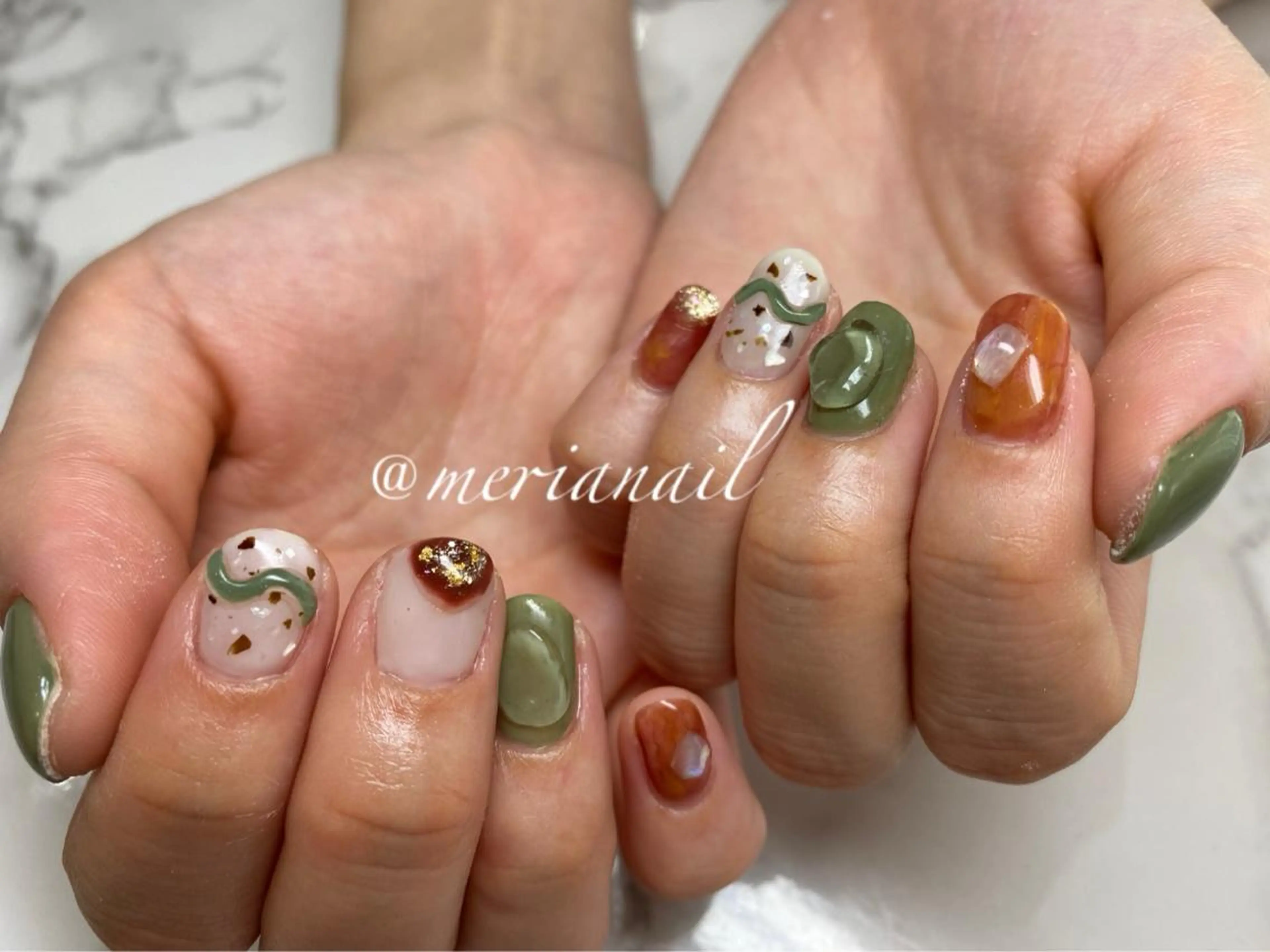 ショート カラー ネイル アートネイル 持ち込み ニュアンスネイル INFINITY所属・INFINITY nailのネイルデザイン