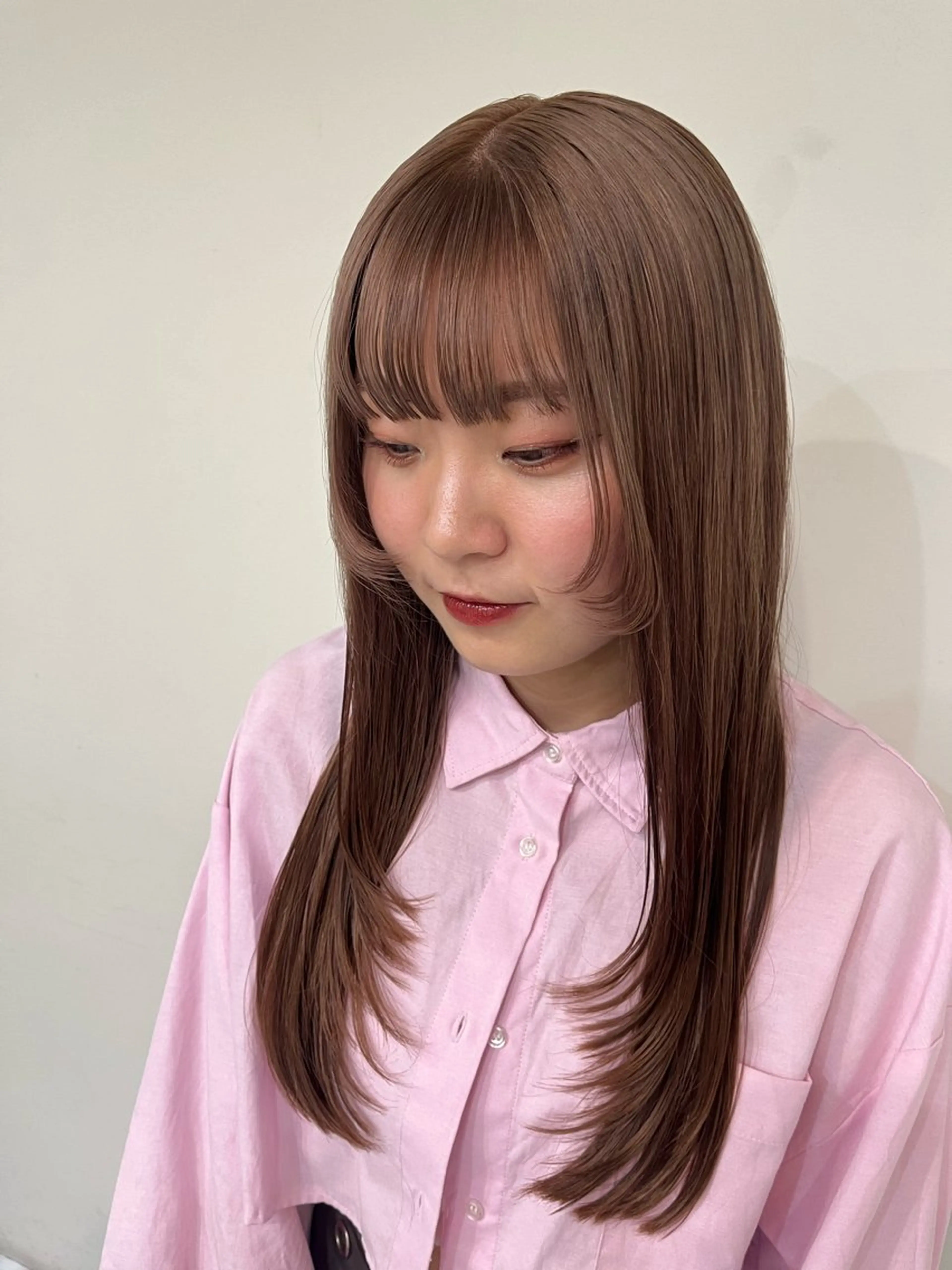 ロング 顔周りカット レイヤーカット レイヤーカット /ゆうのヘアスタイル