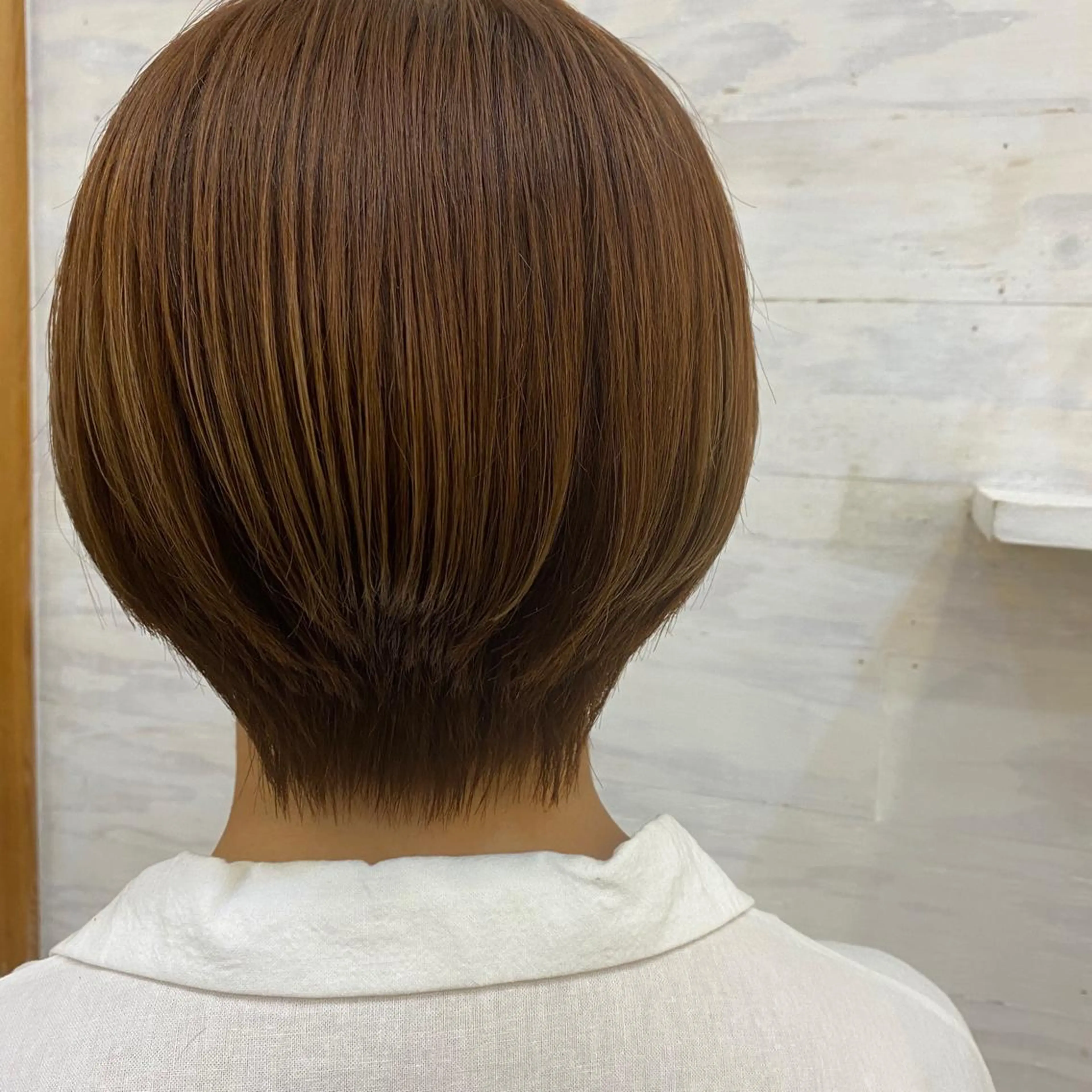 ショート カラー ハンサムショート ベージュカラー ショートヘア 🪭risa 暖色/レイヤー🪭のヘアスタイル