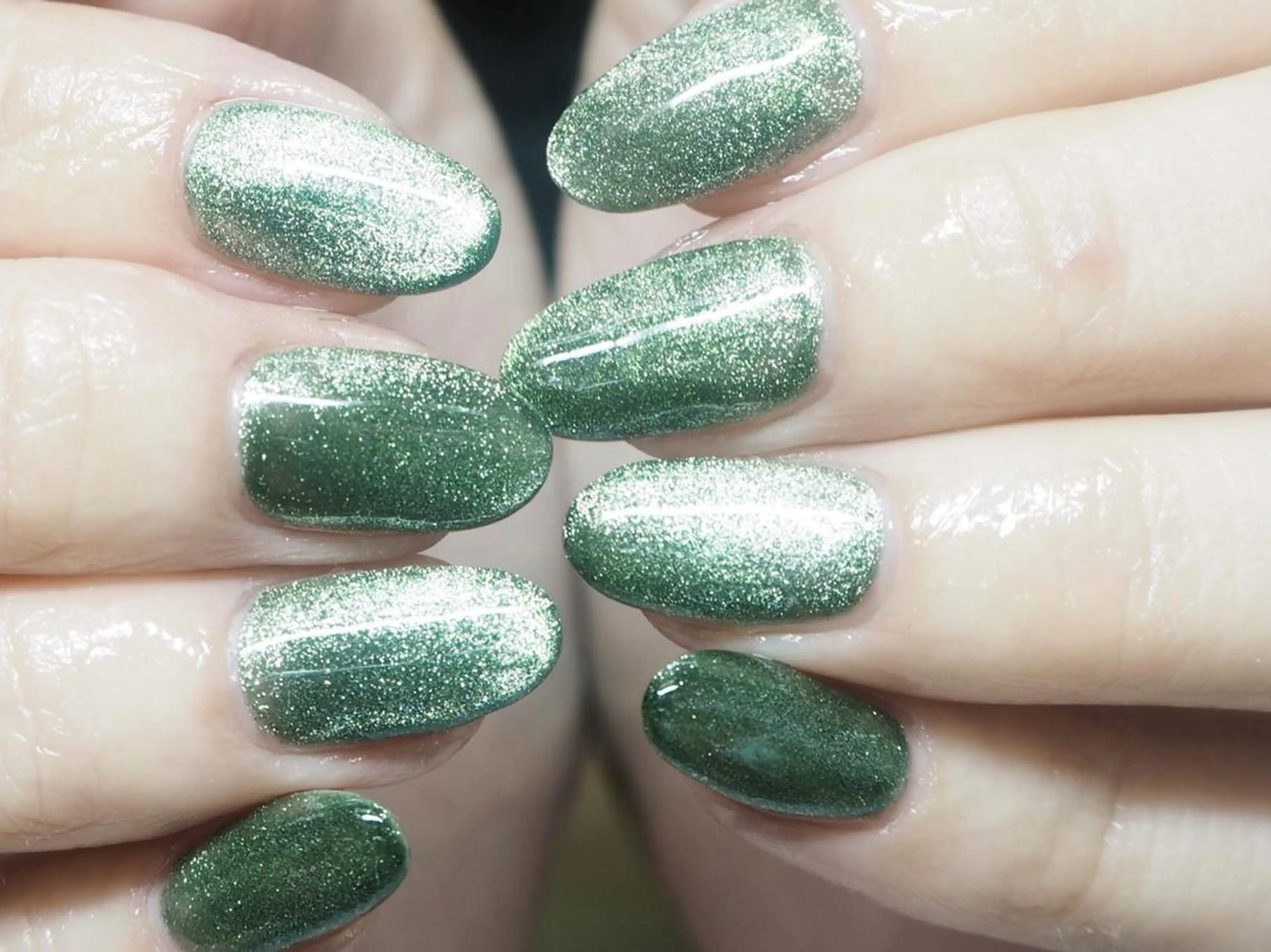 ネイル マグネットネイル レイジー スワンのネイルデザイン