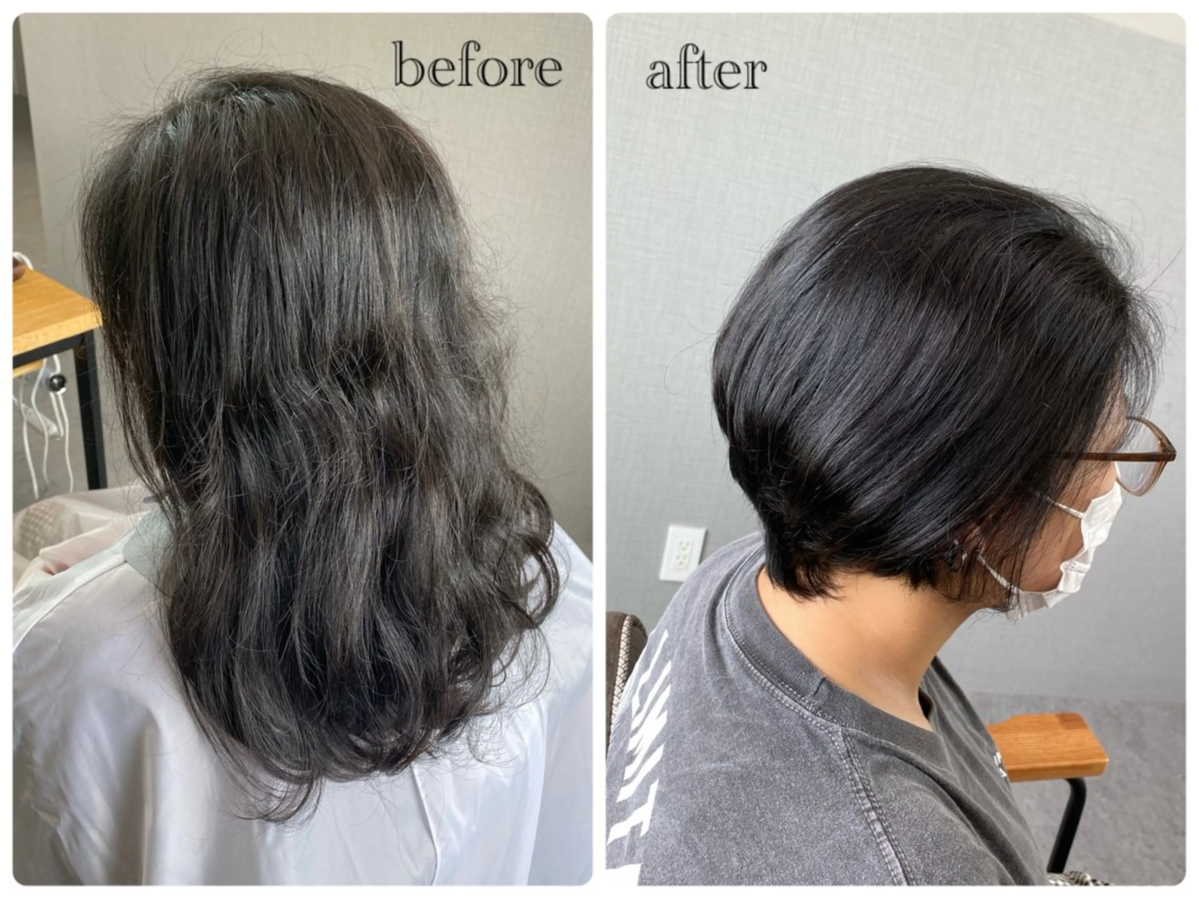 ショート くせ毛 縮毛矯正 KOKUA【コクア】所属・松川優真 【髪質改善】のヘアスタイル