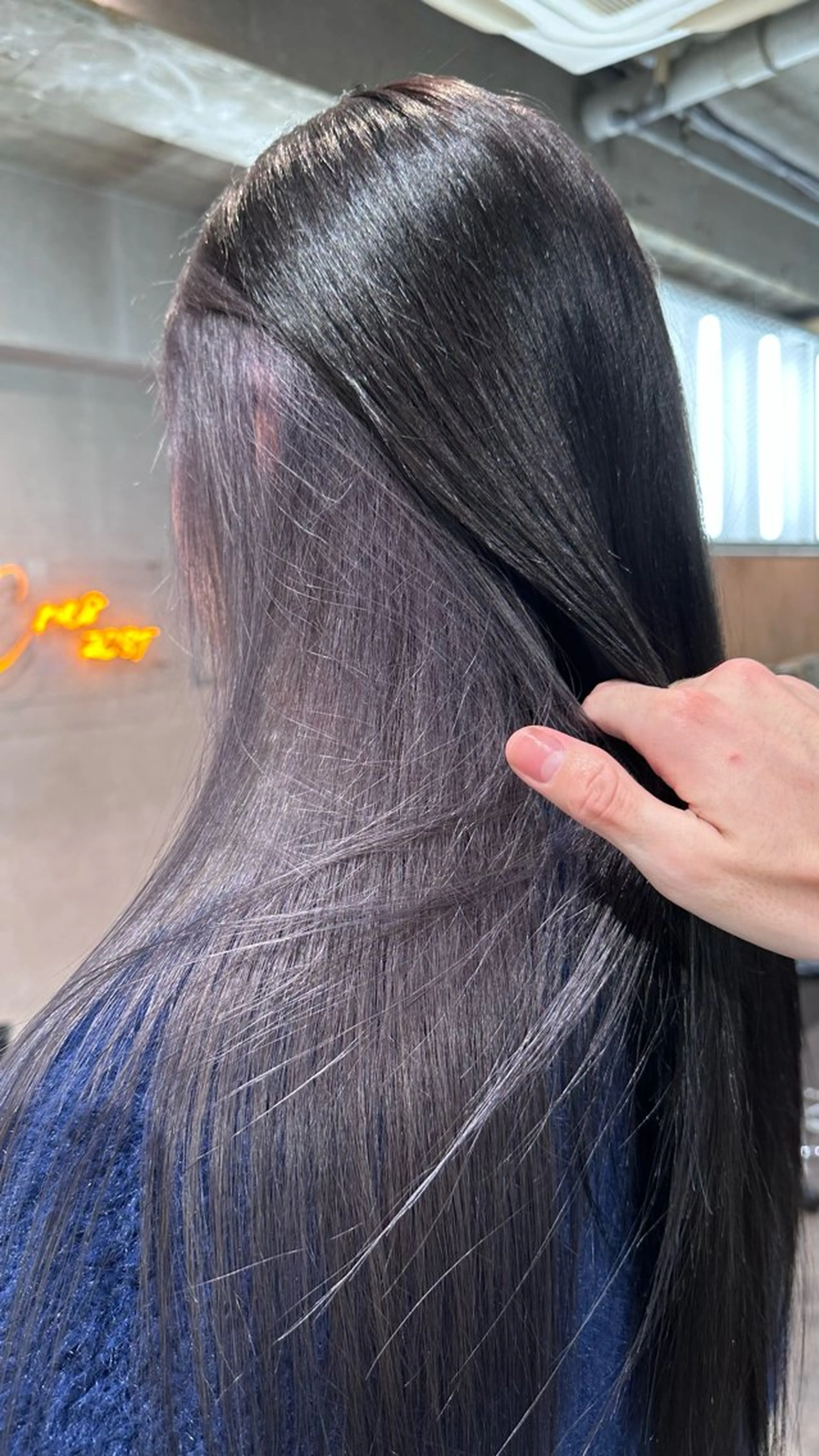 セミロング カラー ヘアカラー お洒落カジュアル🍃 まなとのヘアスタイル