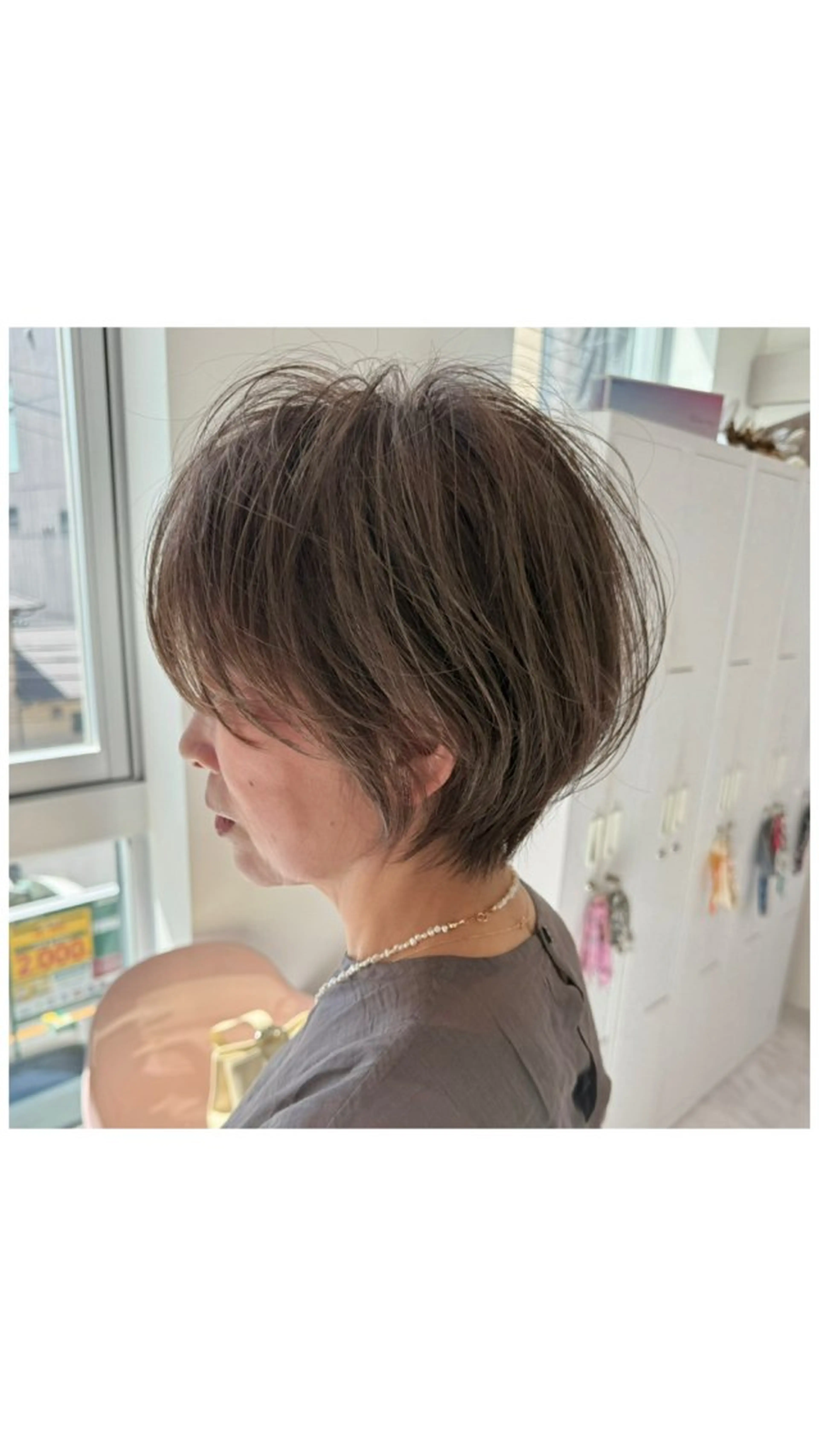 ショート カラー ショートヘア 小顔カット カット ヘアカラー 🌟TOSHI/透明 感カラー/ショートのヘアスタイル