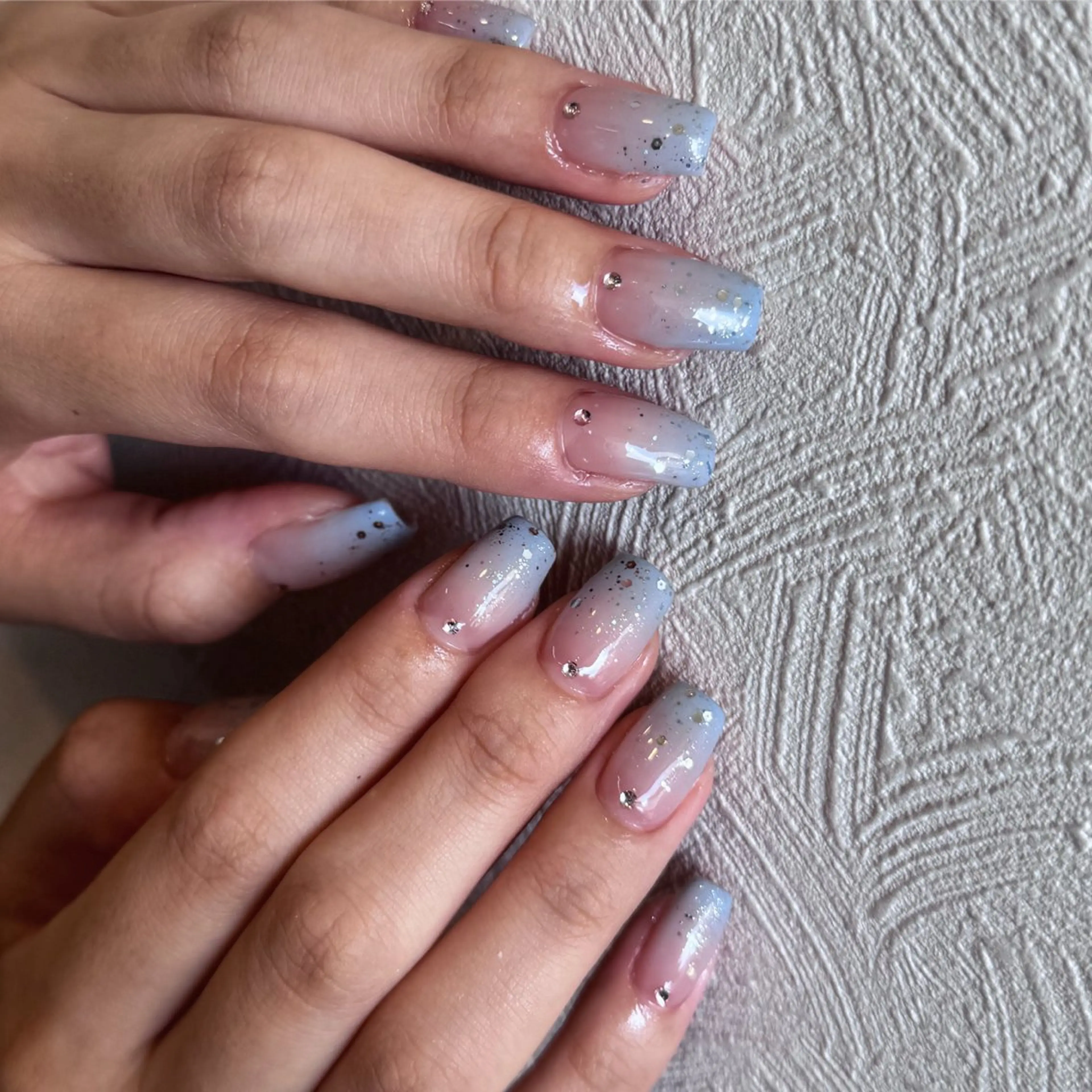 ネイル フレンチネイル 韓国ネイル マグネットネイル メンズネイル ニュアンスネイル ハンドネイル GRANDE大須 Cecil💜のネイルデザイン