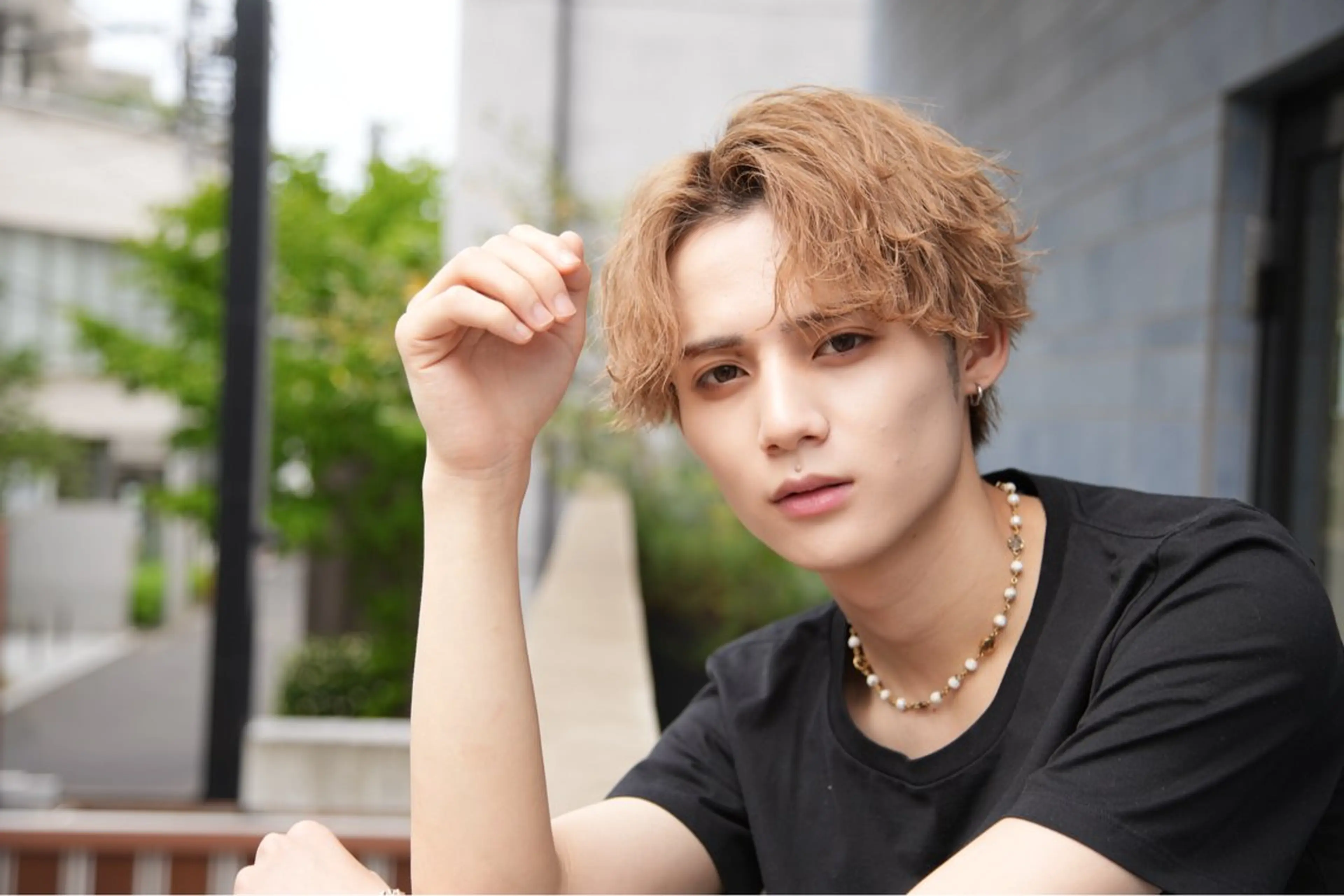 ミディアム カラー パーマ メンズ カット ヘアカラー トリートメント シースルーマッシュ/ メンズ/KYOHEIのヘアスタイル