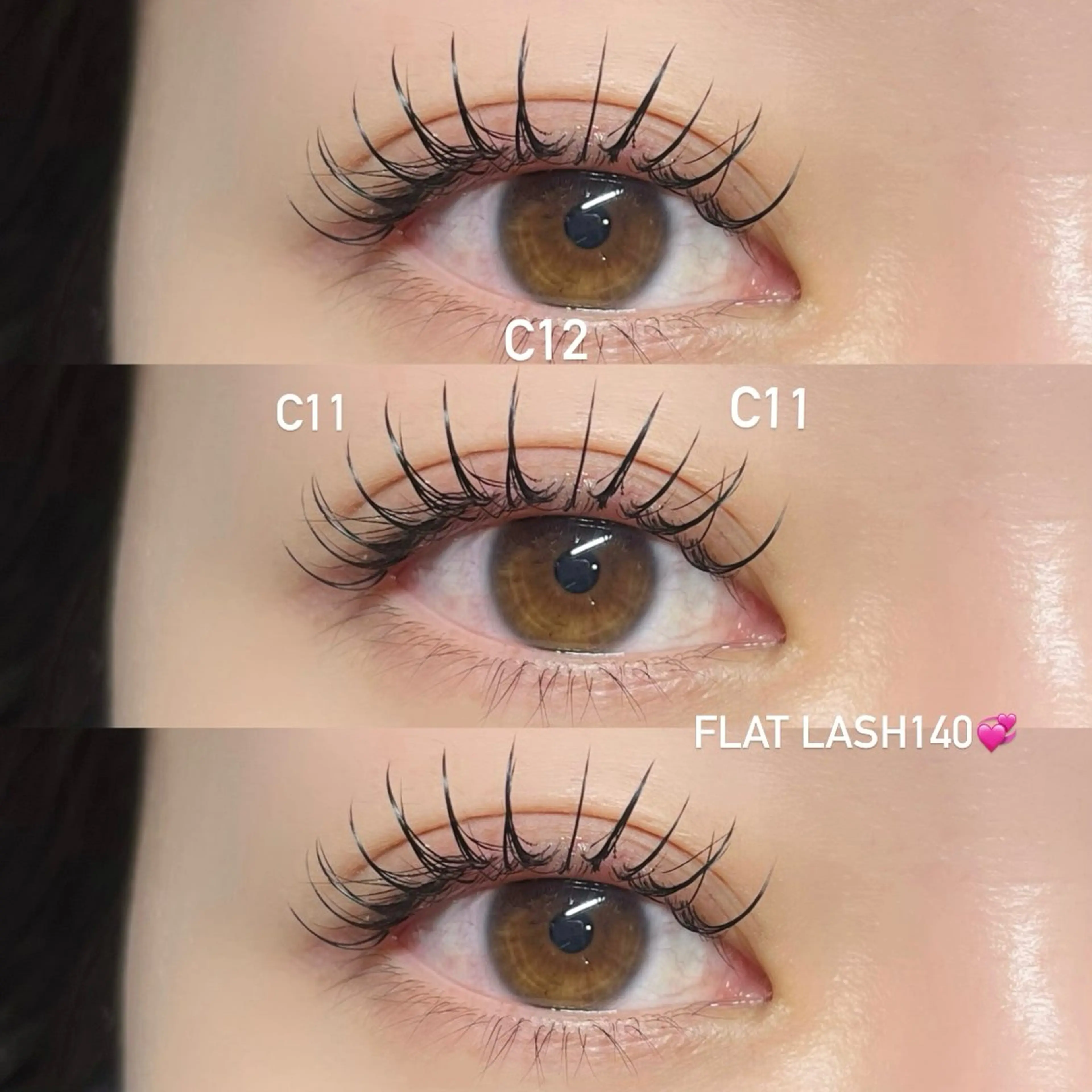 マツエク・マツパ フラットラッシュ 🎀eyelist HARUKA🎀池袋のマツエク・マツパデザイン