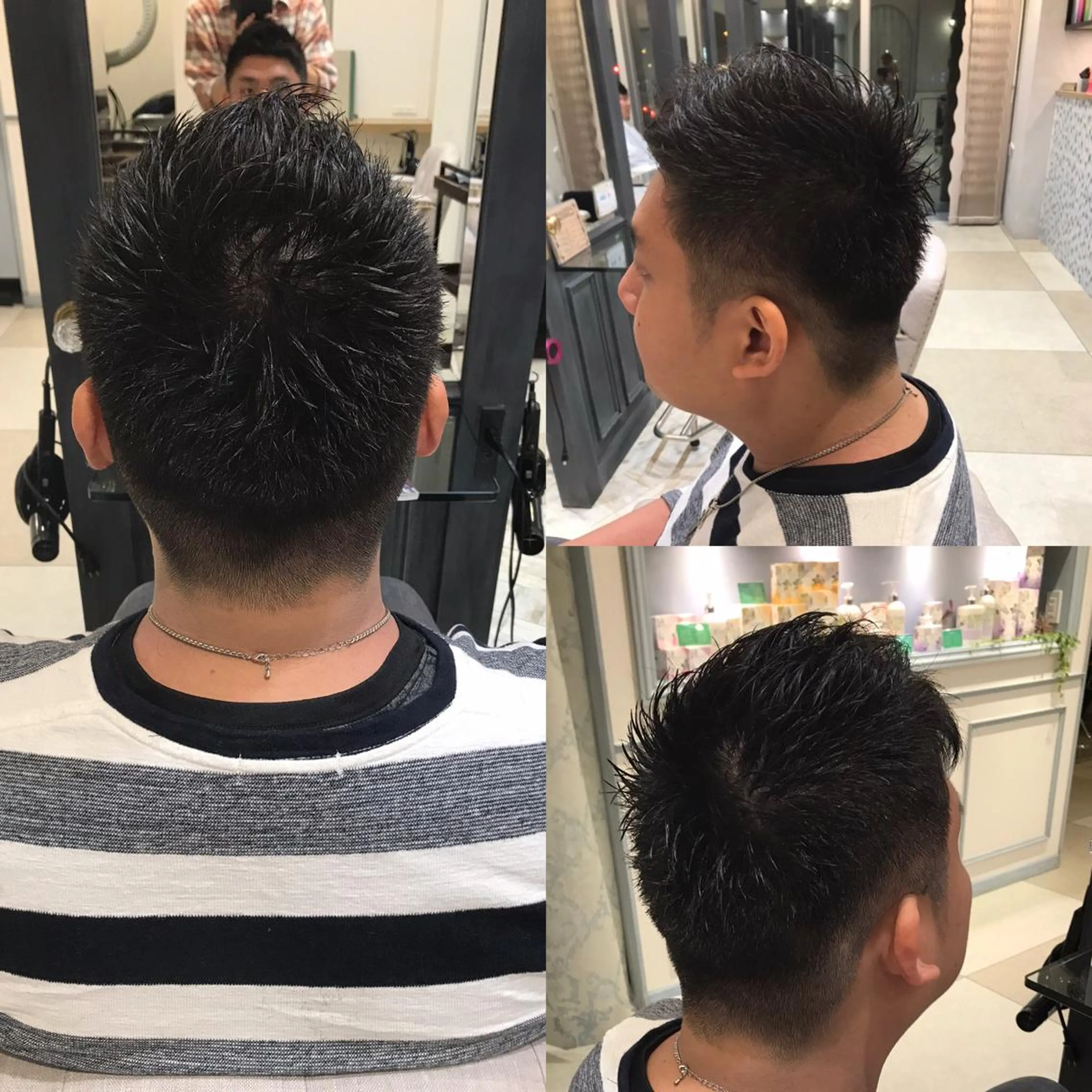 ショート メンズ Livnaリヴナ立川所属・レイヤー/ハイライト /立川/赤池宏隆のヘアスタイル