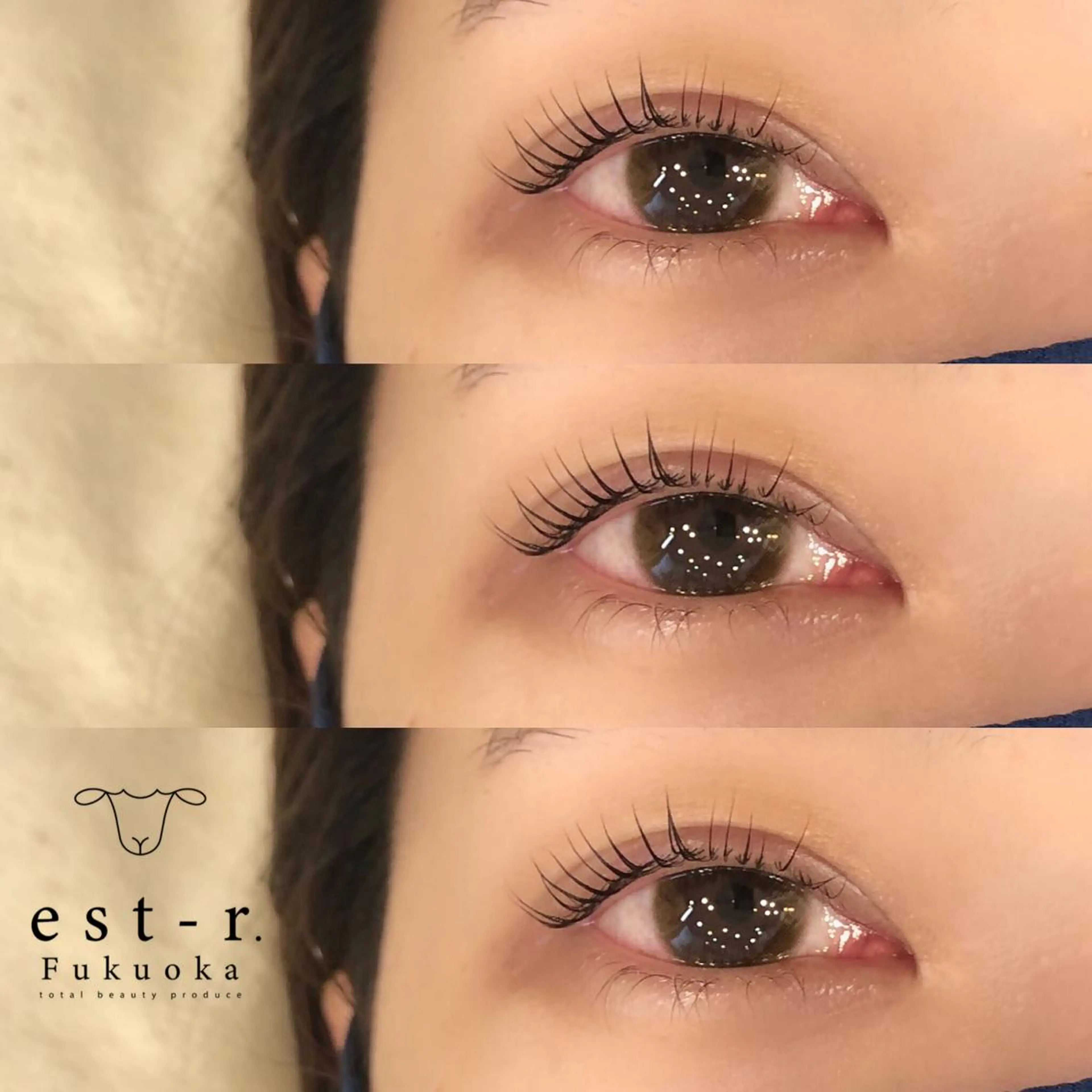 マツエク・マツパ フラットラッシュ パリジェンヌラッシュリフト まつげパーマ 下まつげエクステ 一重×まつ毛パーマ マツパ Riho/博多/ まつげパーマ/LEDのマツエク・マツパデザイン