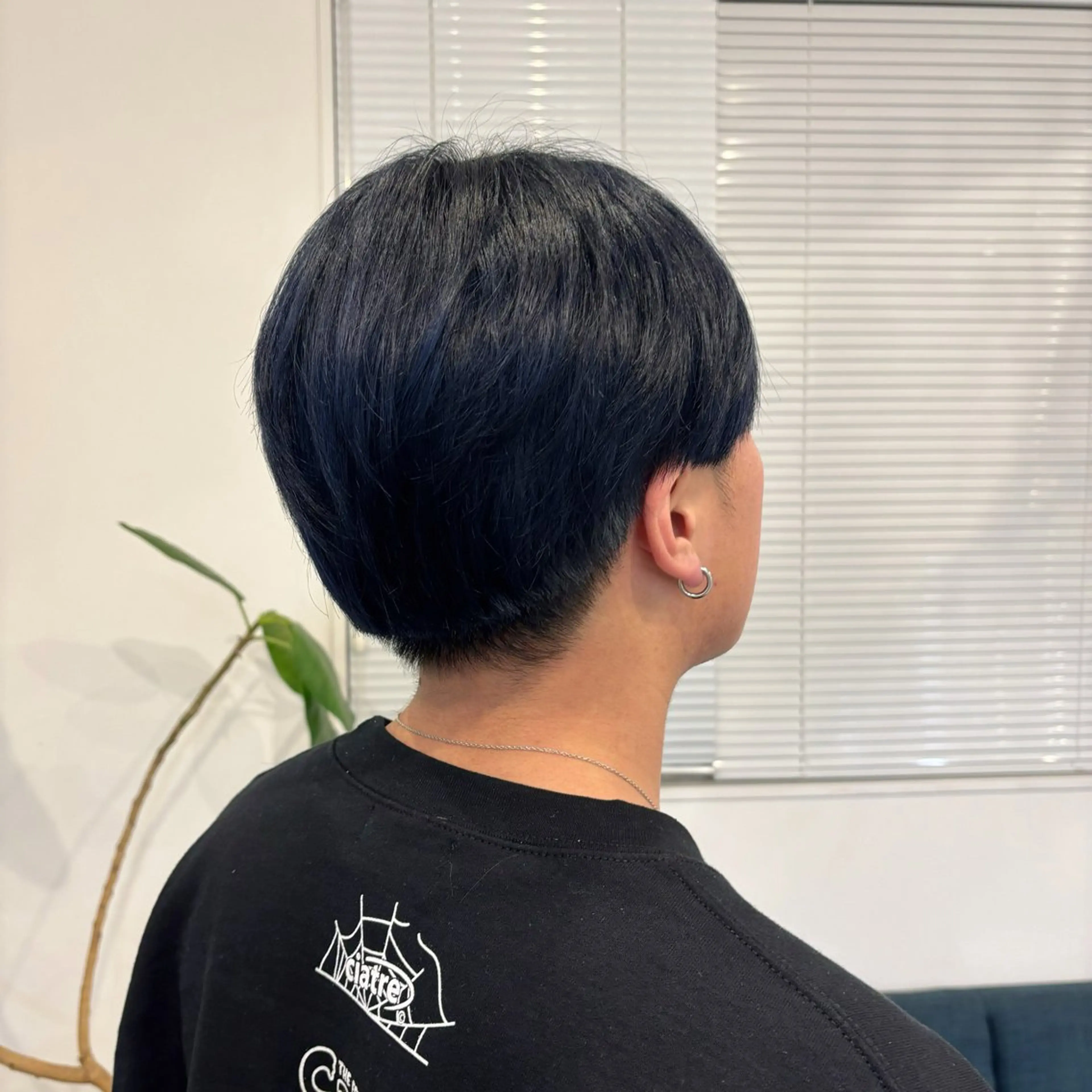 ショート カラー メンズ ブルーカラー ayame by Gigi所属・Gigi宇都宮🌼 sayanoのヘアスタイル