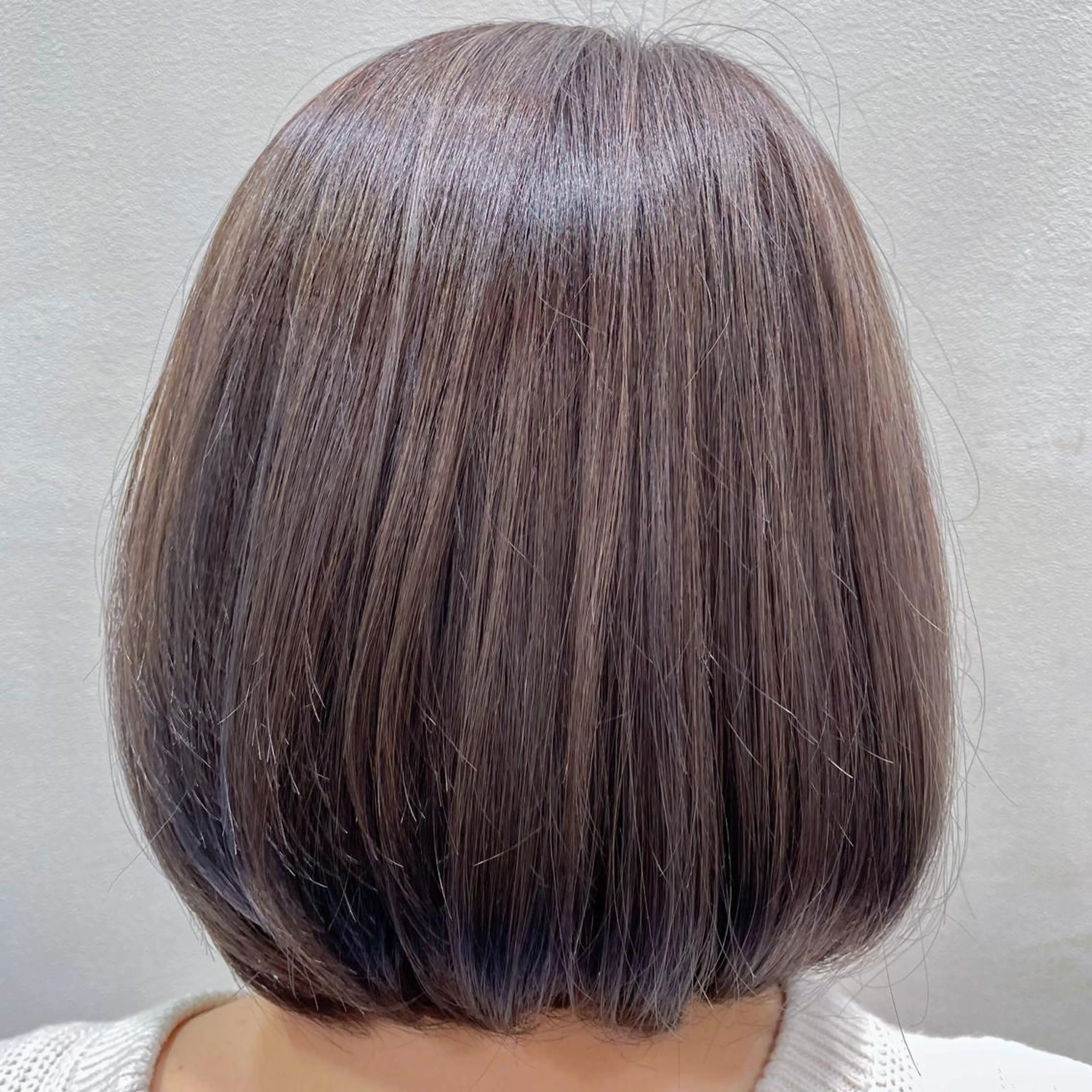 ミディアム カラー アッシュ アッシュブラウン ブラウンカラー 伊藤 未来のヘアスタイル