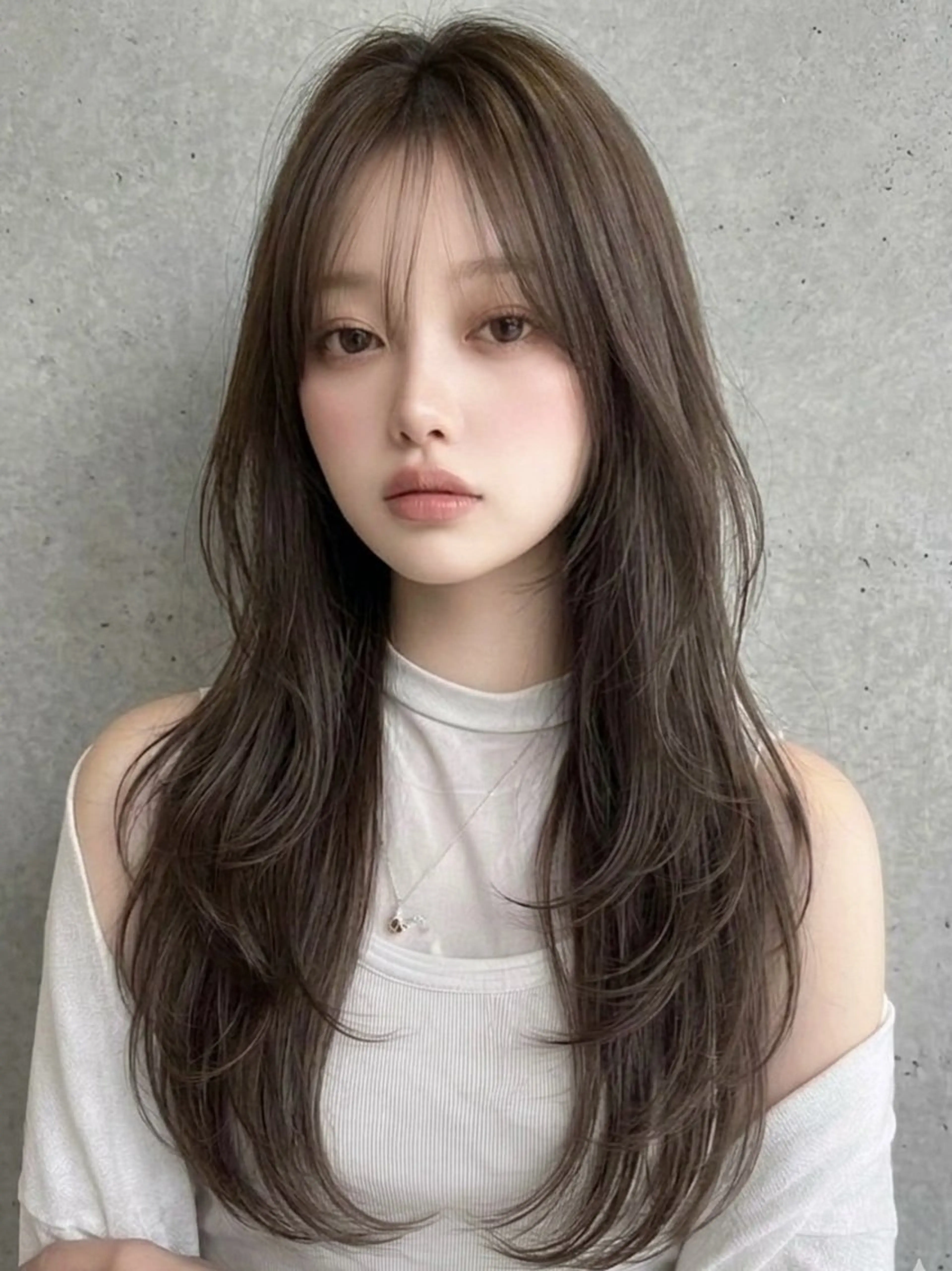 ロング カラー カット ヘアカラー トリートメント LITTY所属・レイヤー/髪質改善 /山永圭介のヘアスタイル