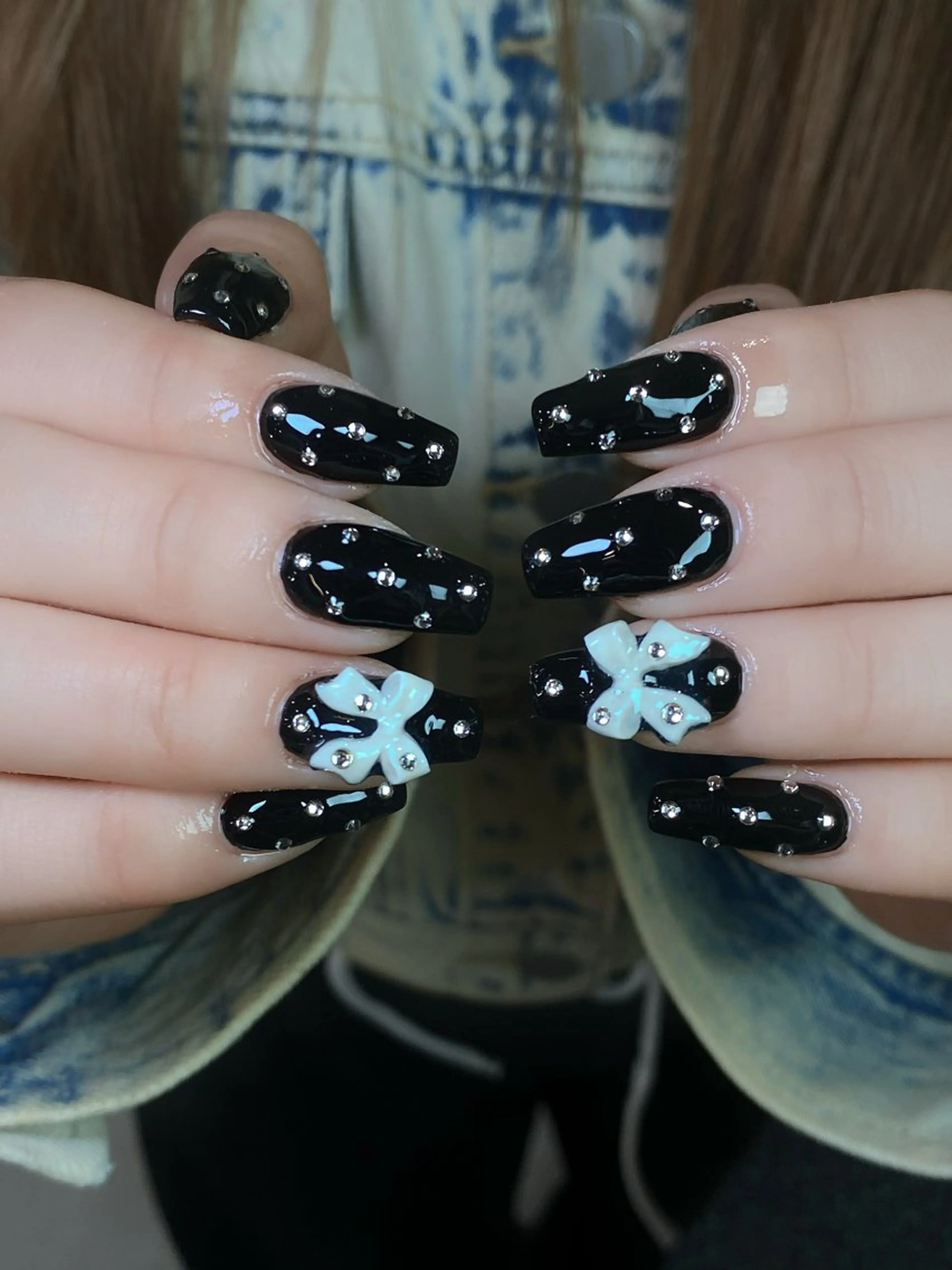 ネイル ハンドネイル Dark honey スカルプ専門原宿店のネイルデザイン