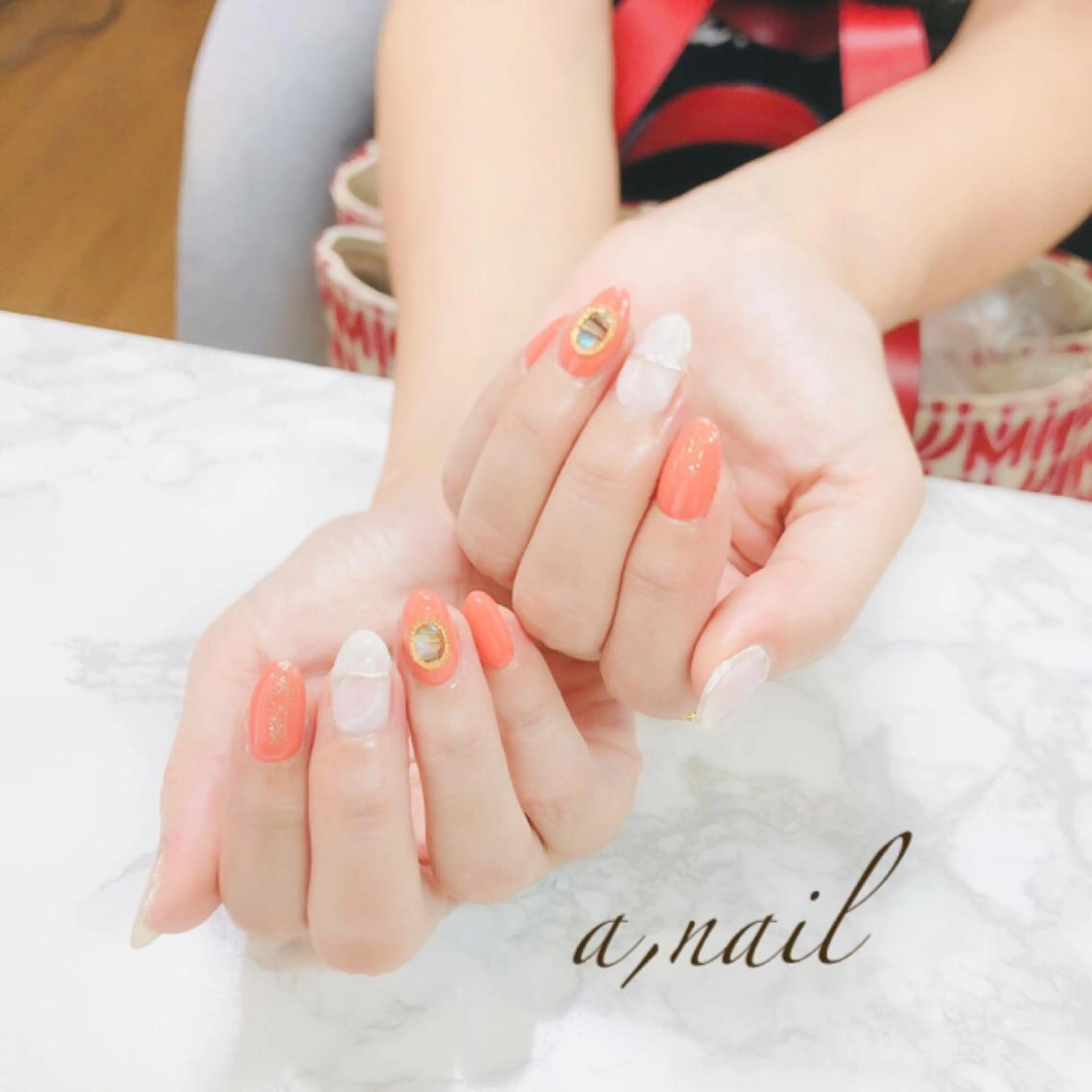 ネイル フットネイル ジェルネイル グラデーション ラメ(グリッター) ミラーネイル ハンドネイル ネイルサロン エーネイルのネイルデザイン