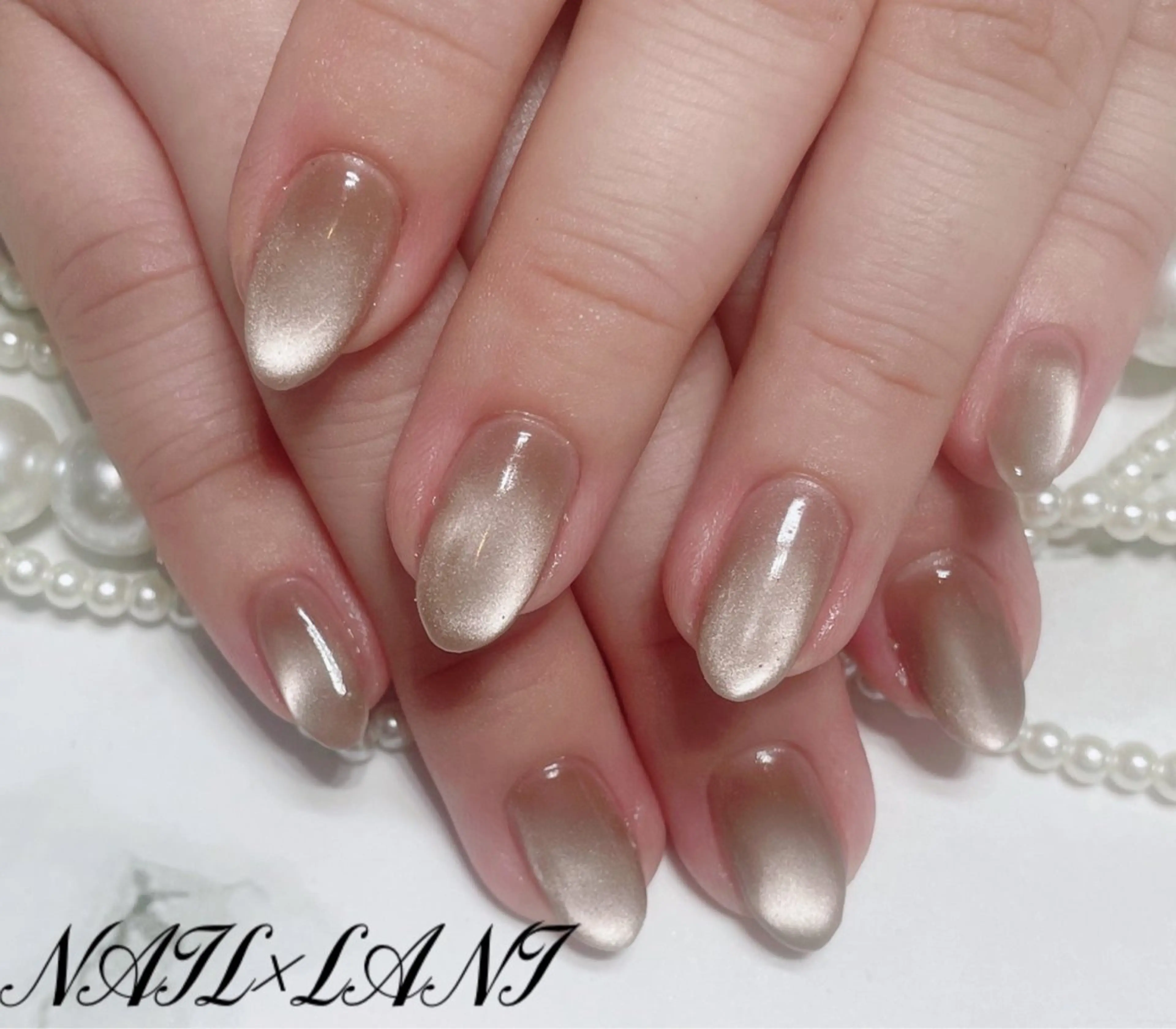 ネイル フットネイル ジェルネイル マグネットネイル パラジェル 一之瀬 柚季のネイルデザイン