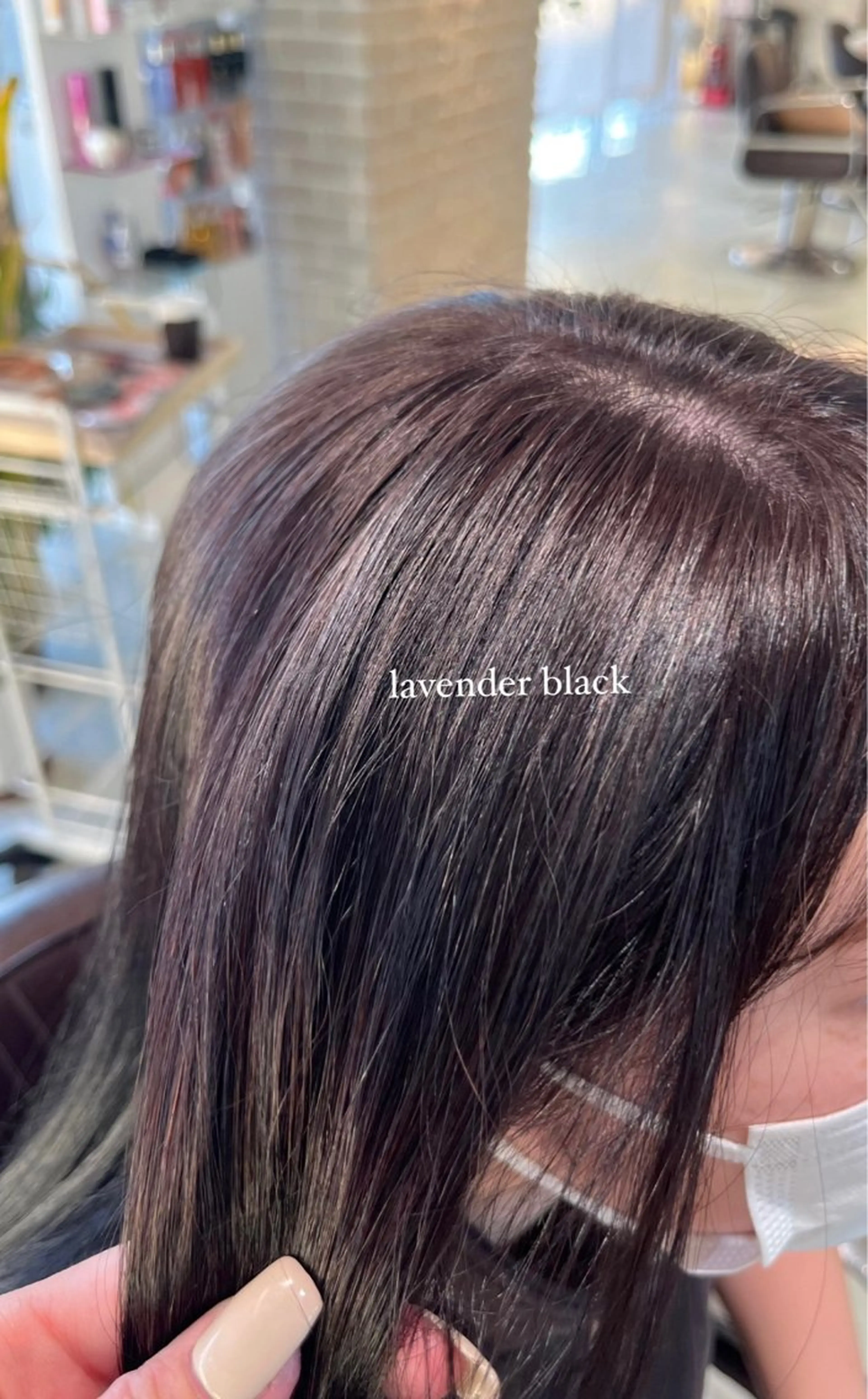 ロング カラー 大野 桃果のヘアスタイル