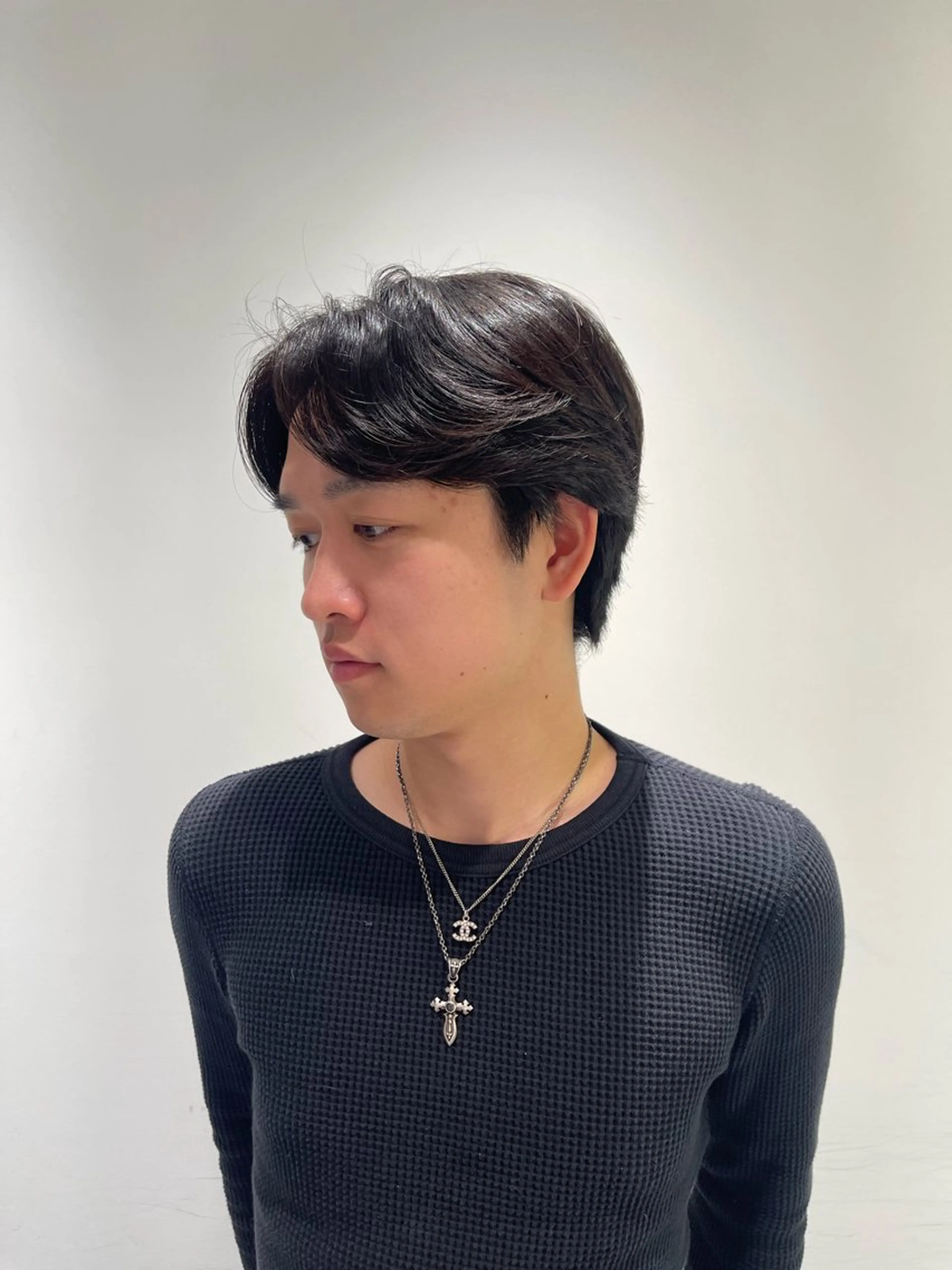 パーマ メンズ メンズパーマ ニュアンスパーマ カット パーマ 小鹿 大翔のヘアスタイル