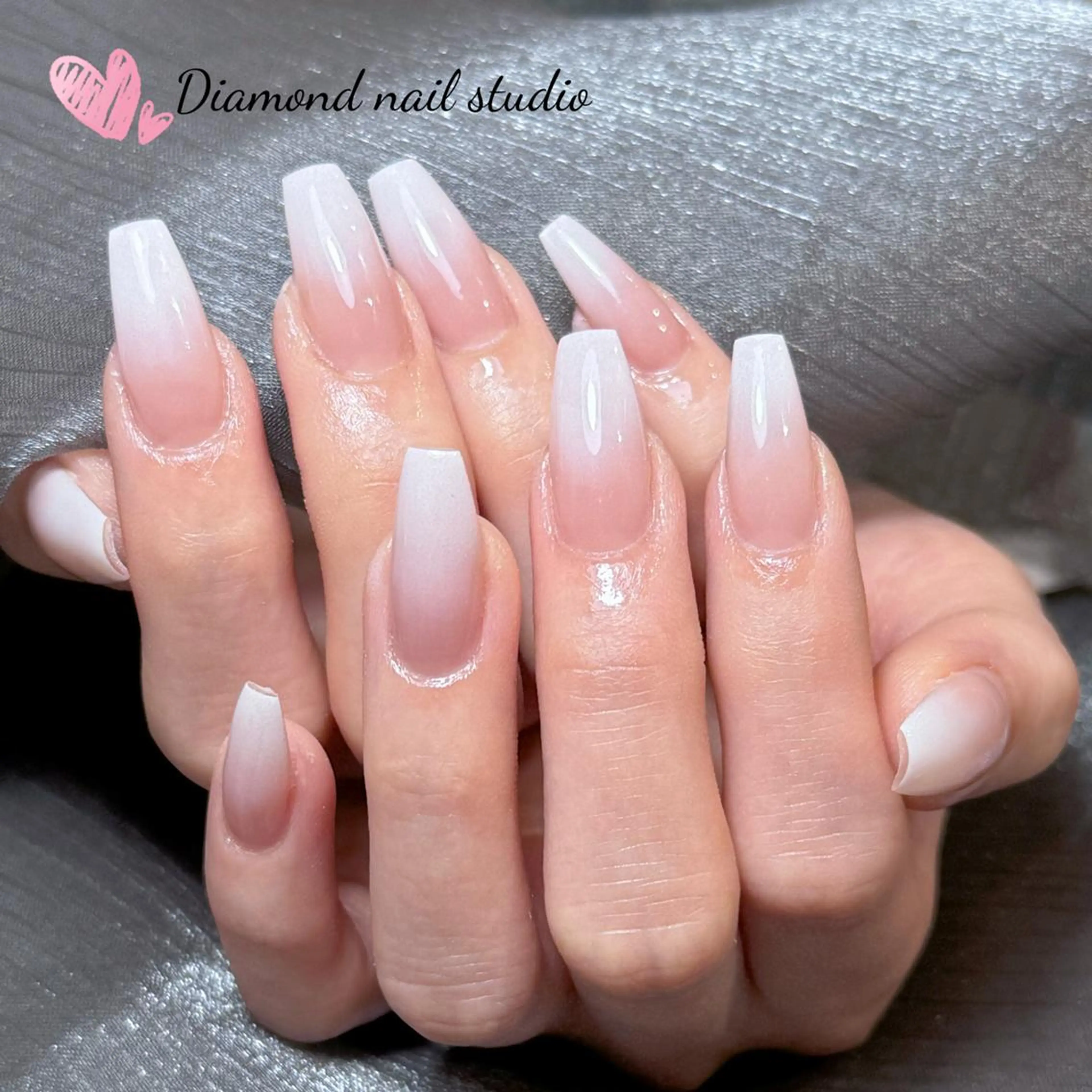 ネイル アートネイル オーロラネイル ガーリー キラキラネイル 韓国ネイル ハンドネイル DIAMOND Nail🍒のネイルデザイン