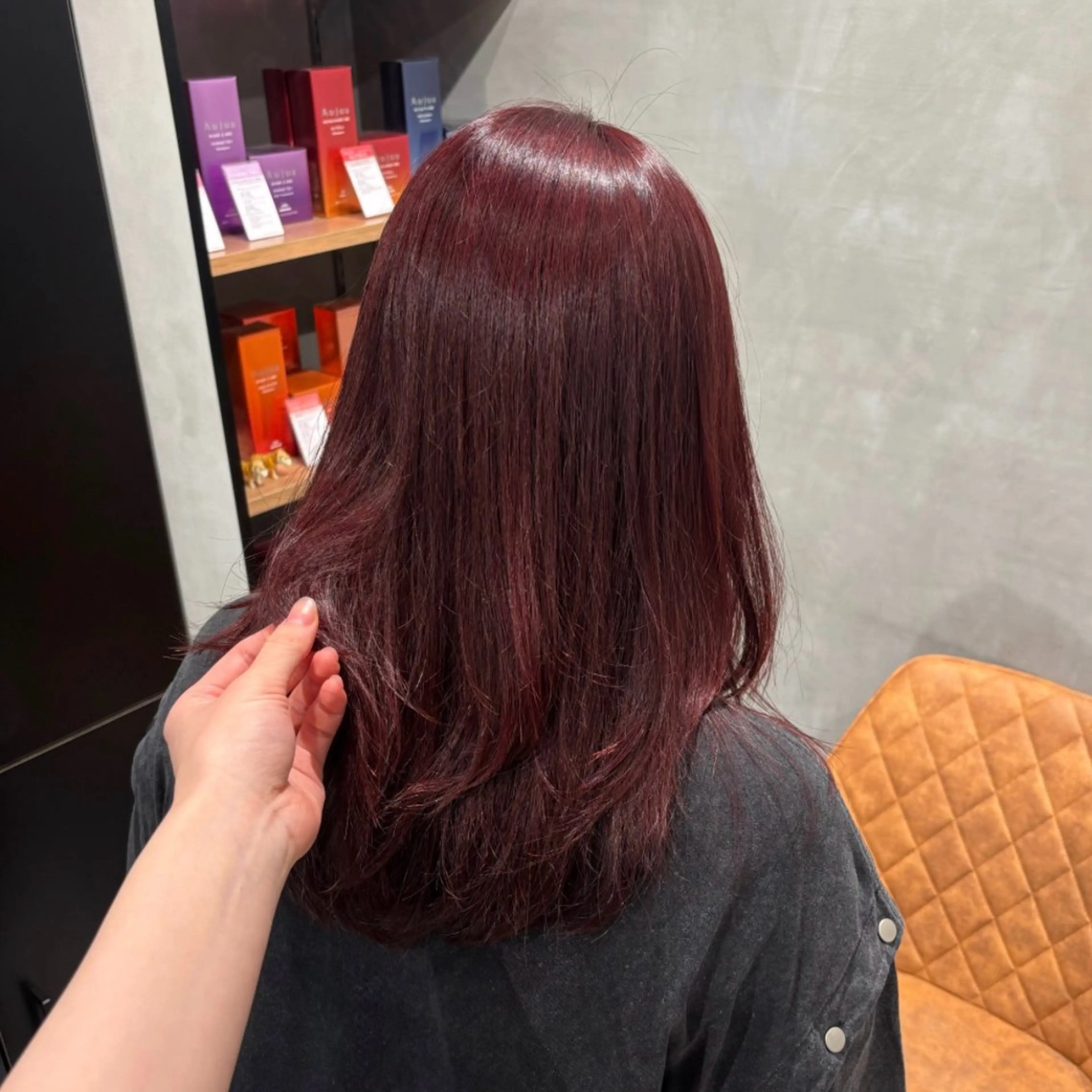 セミロング カラー 透明感カラー🫧 ✴︎meiのヘアスタイル