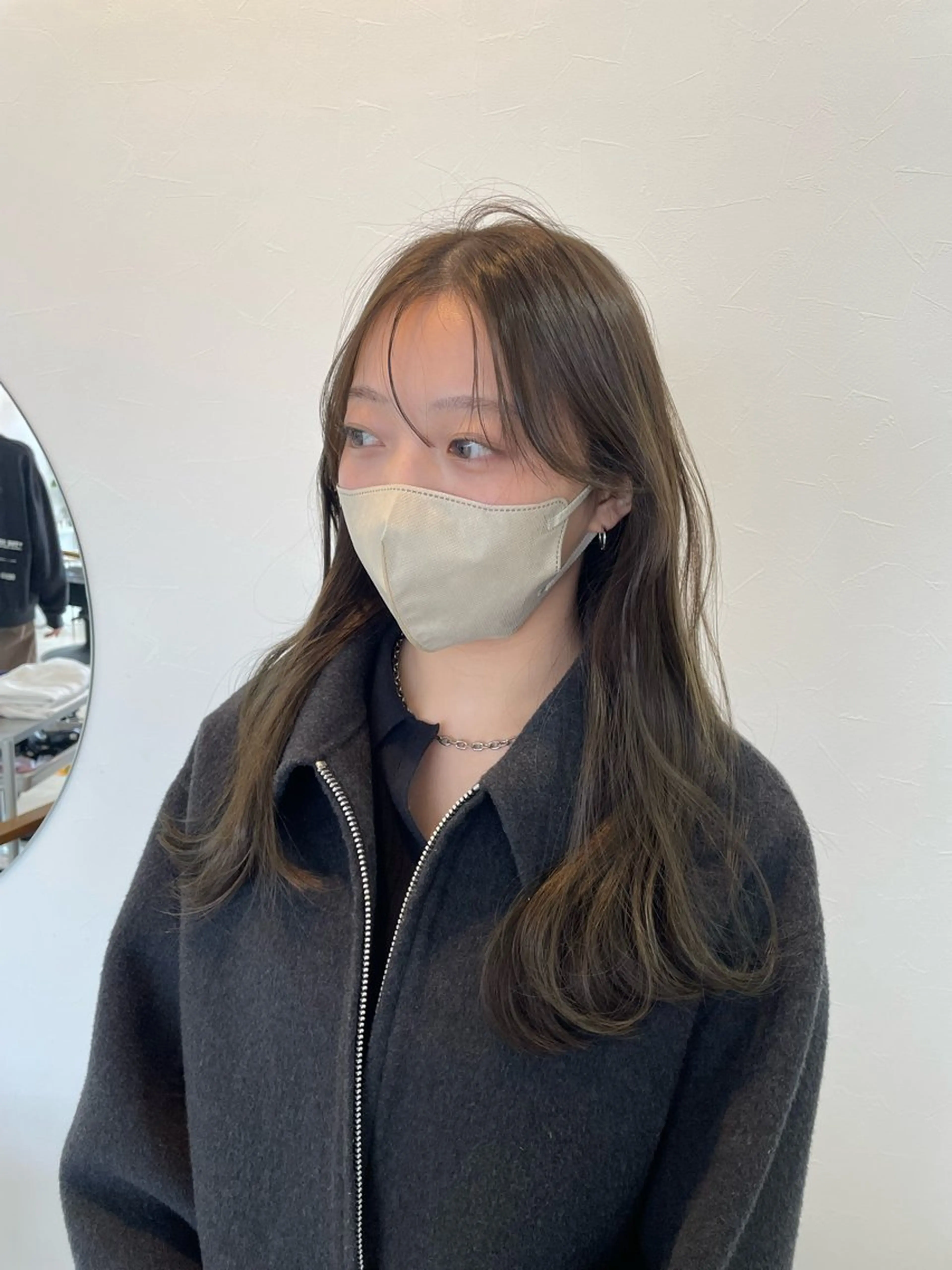 ロング カット ヘアカラー トリートメント 前川 瑞希のヘアスタイル