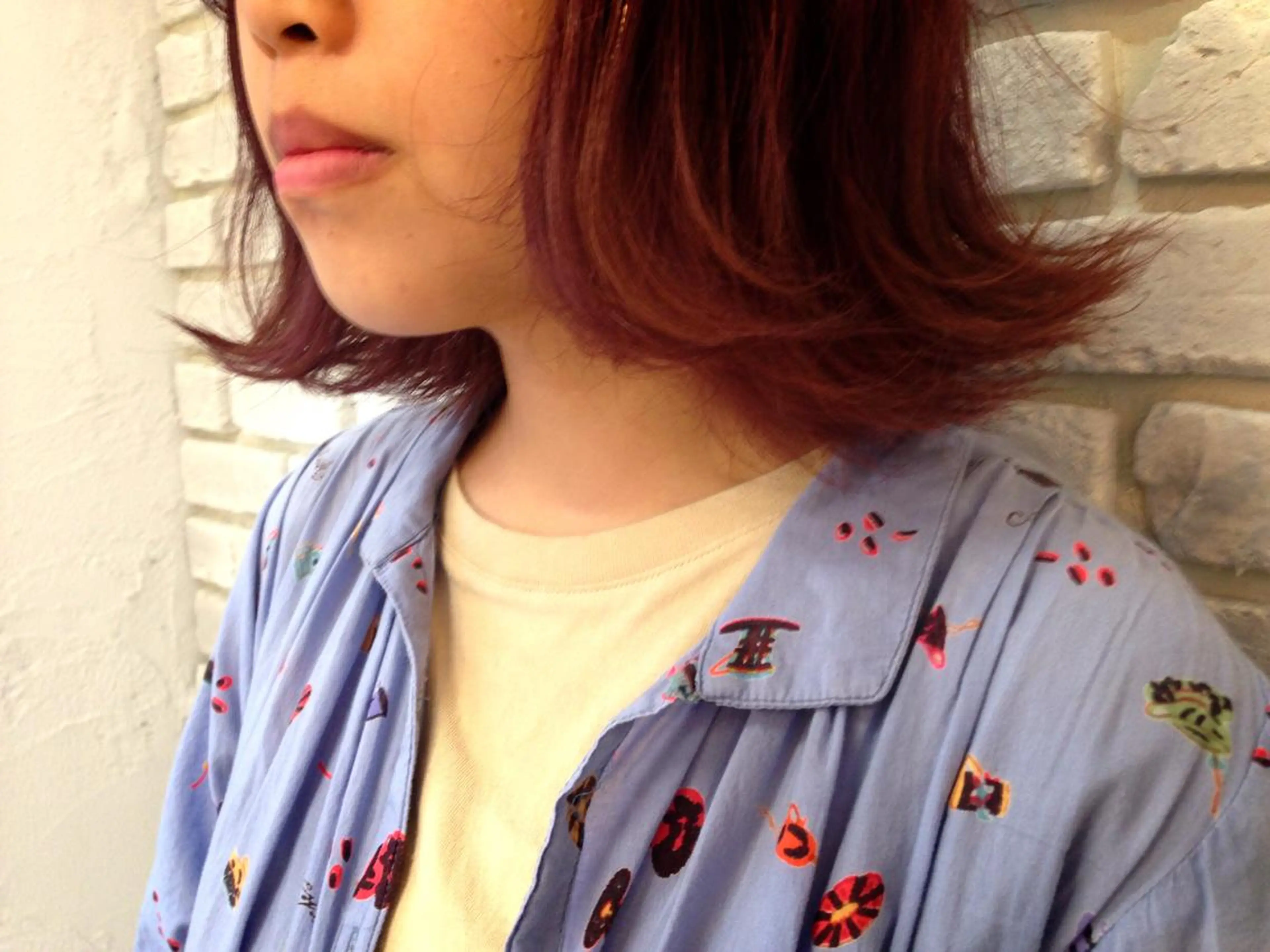 ショート ミディアム カラー デート レイヤーカット🪽 MARINA🦩のヘアスタイル