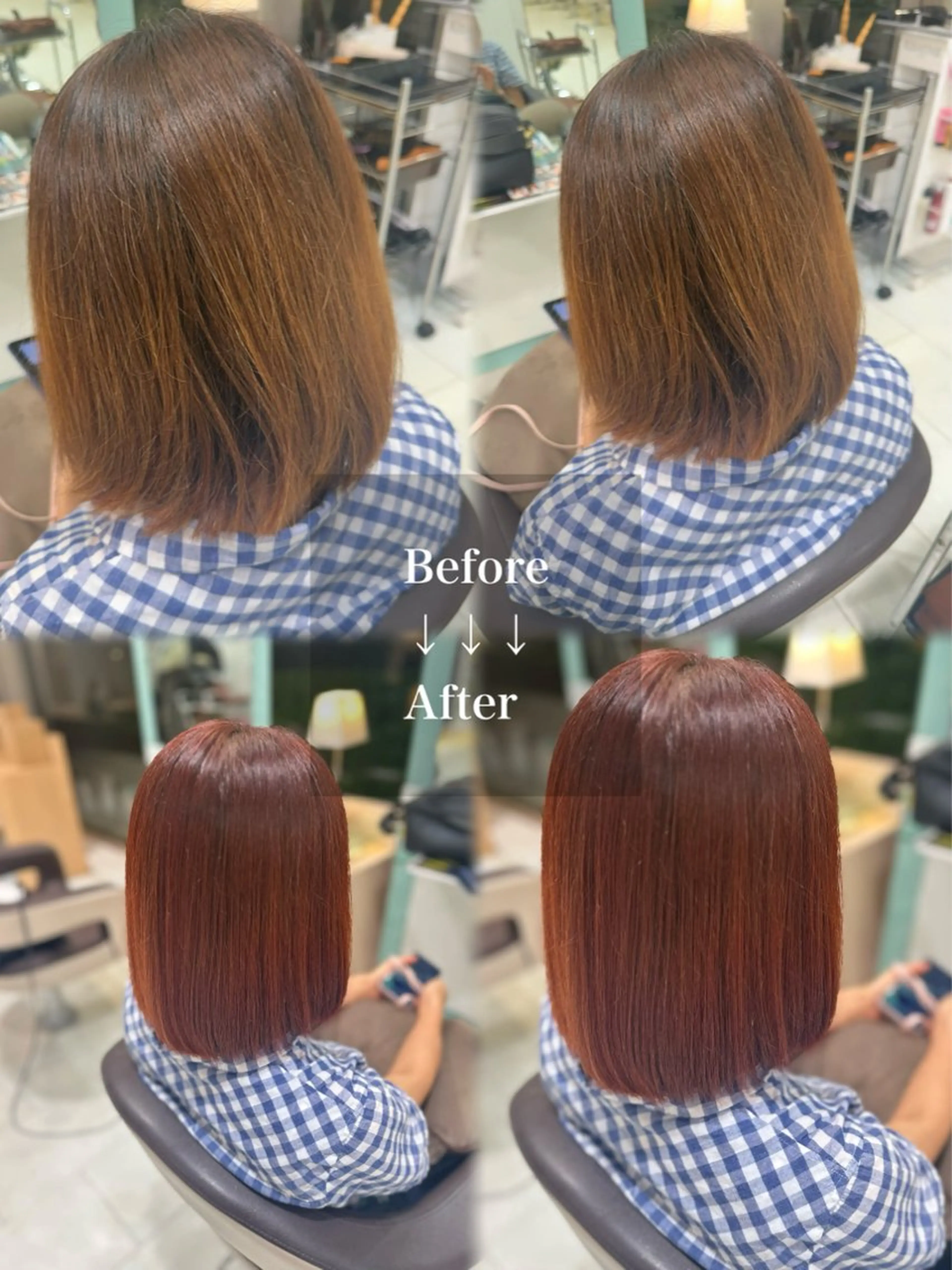 カラー 🦄 岡田 詠 🦄のヘアスタイル