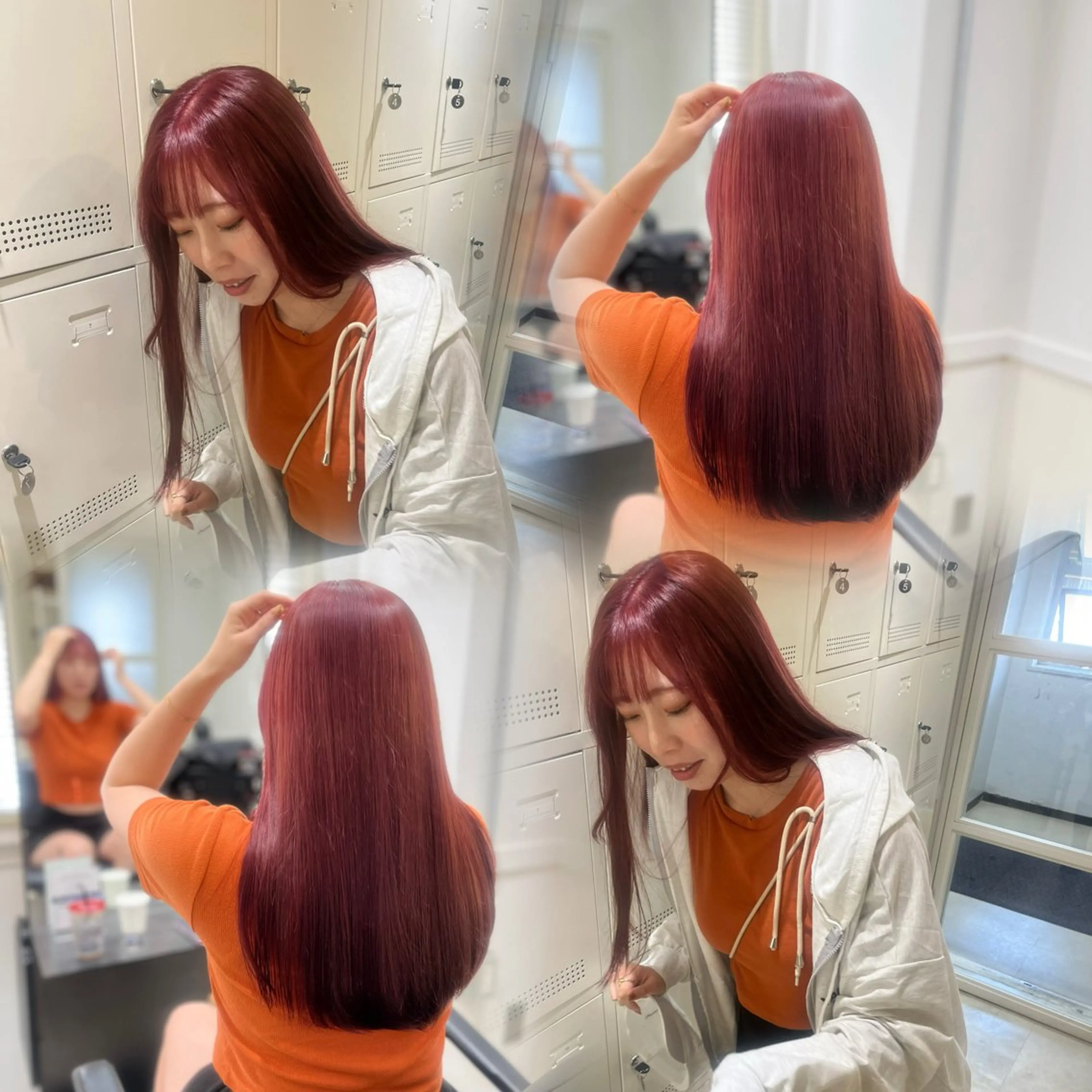 セミロング カラー ブリーチ 透明感カラー ブリーチなしカラー 髪質改善 トリートメント ヘアカラー トリートメント Go   Today シェアサロン　横浜店所属・【ただの天才 🎨】のヘアスタイル