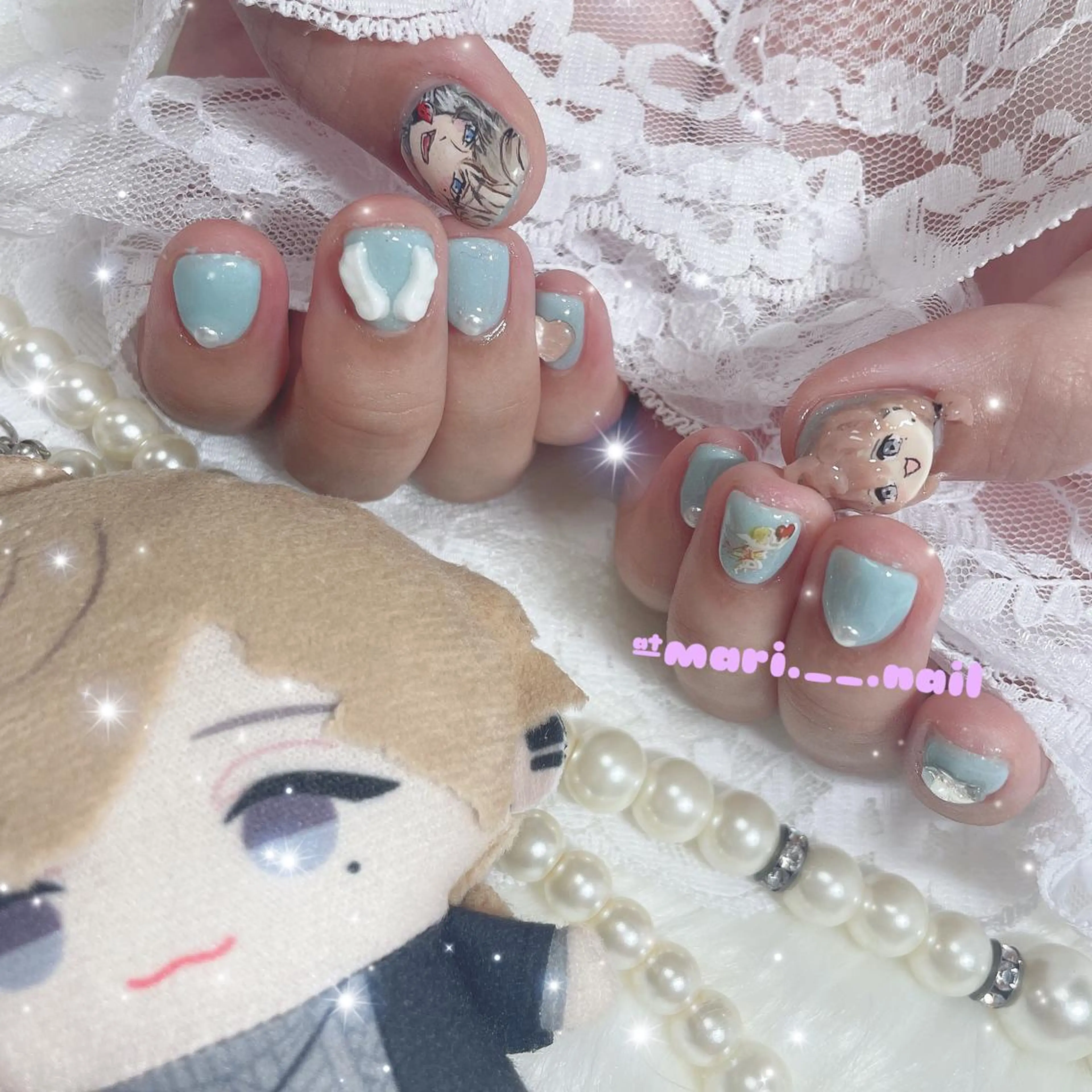 ネイル ハンドネイル 🎀 Mayu 🎀痛ネイルのネイルデザイン