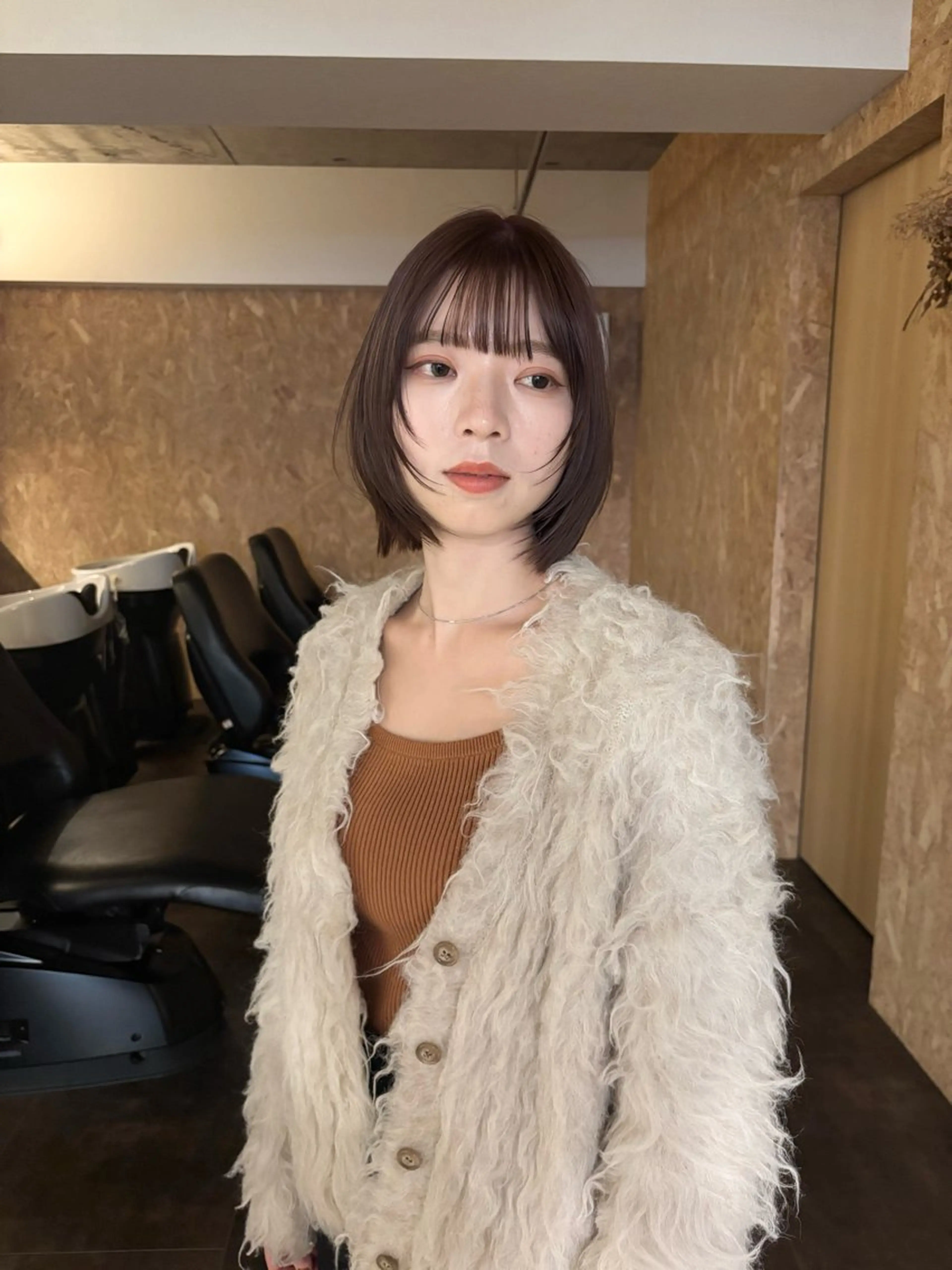 カラー カット ヘアカラー トリートメント 落合 妙佳のヘアスタイル