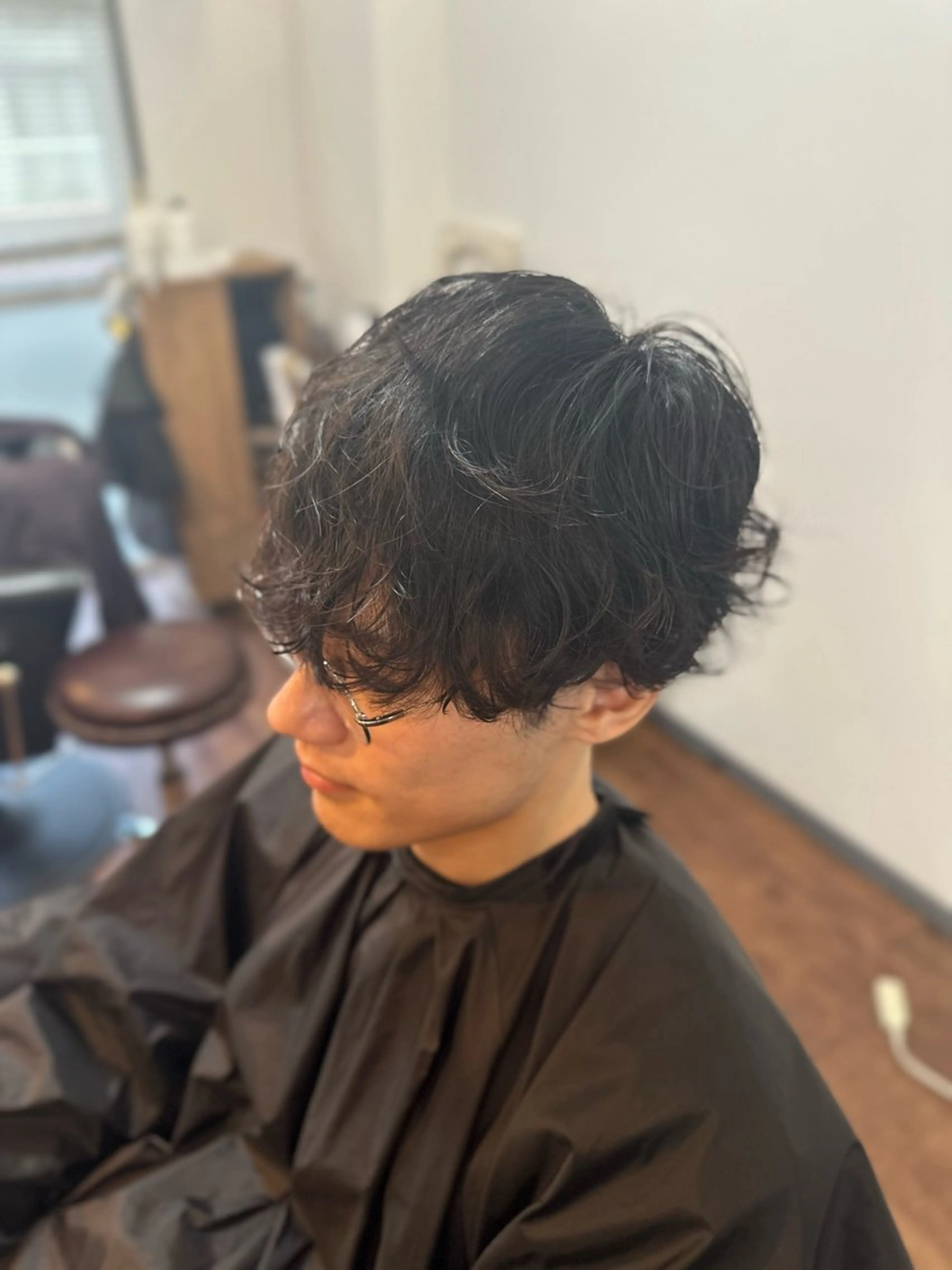 ミディアム パーマ メンズ カット パーマ トリートメント Lizir ルズィール所属・Luzir⭐︎ GEN⭐︎のヘアスタイル