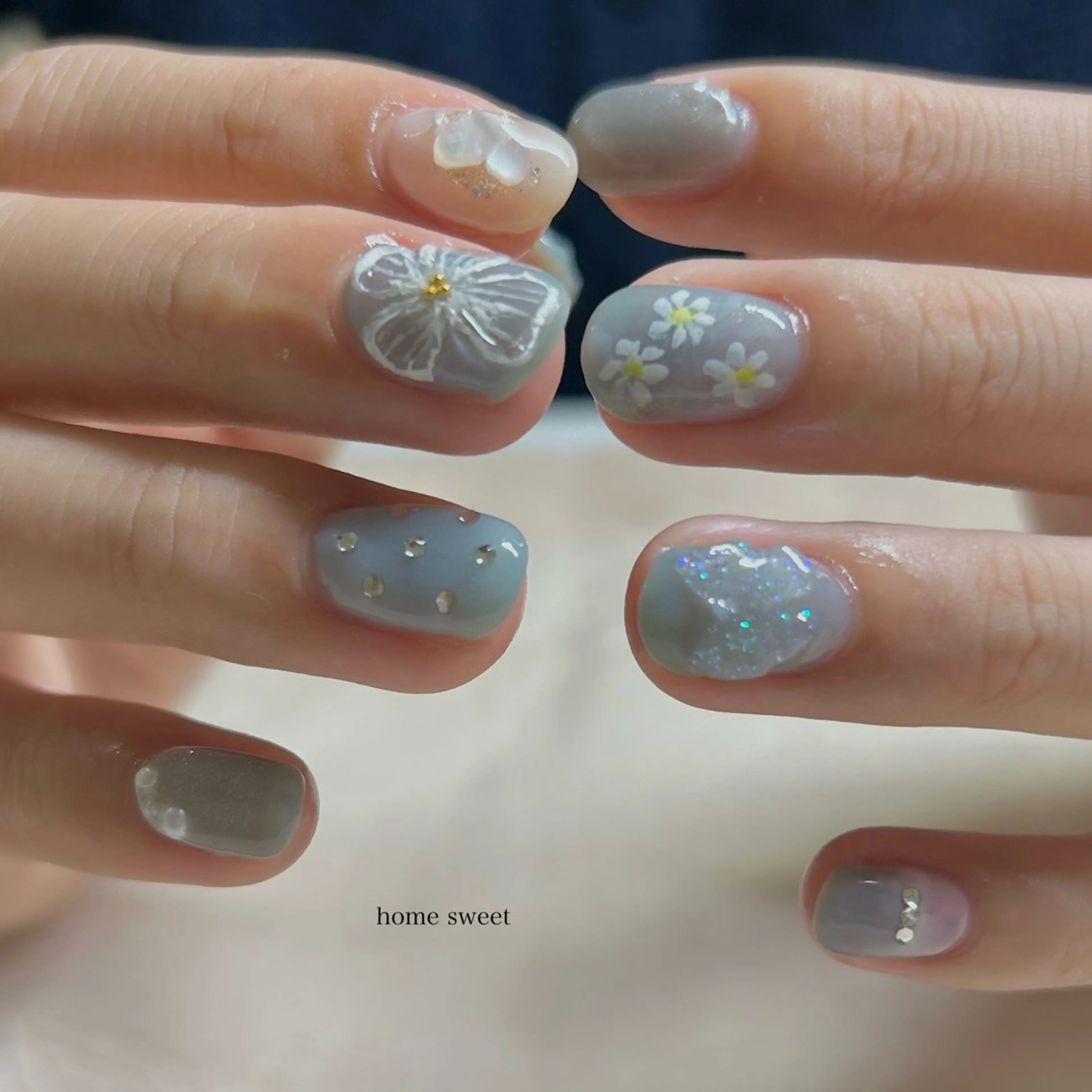 ショート ショートネイル. Home sweetのネイルデザイン