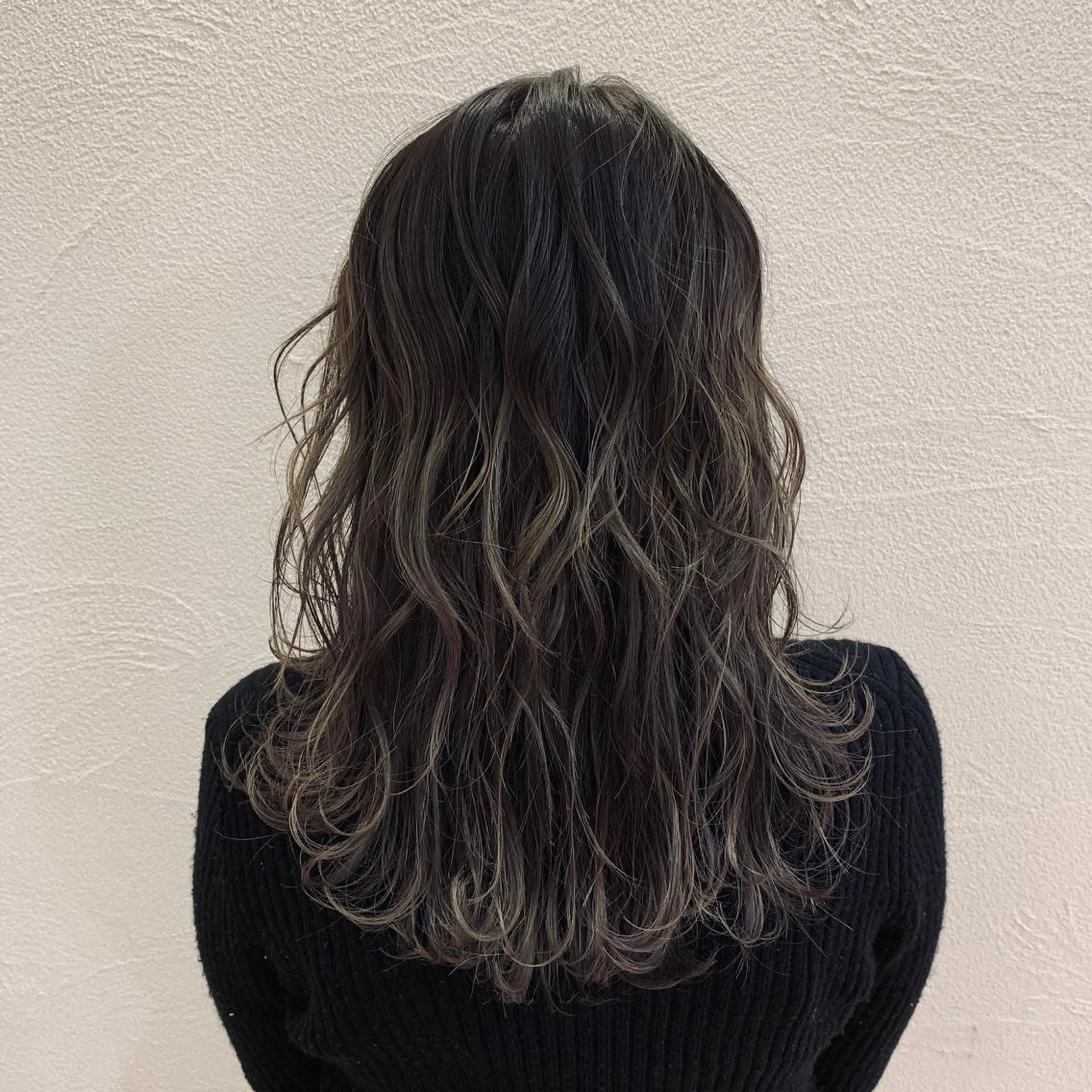 ロング カラー 加藤 雄大のヘアスタイル