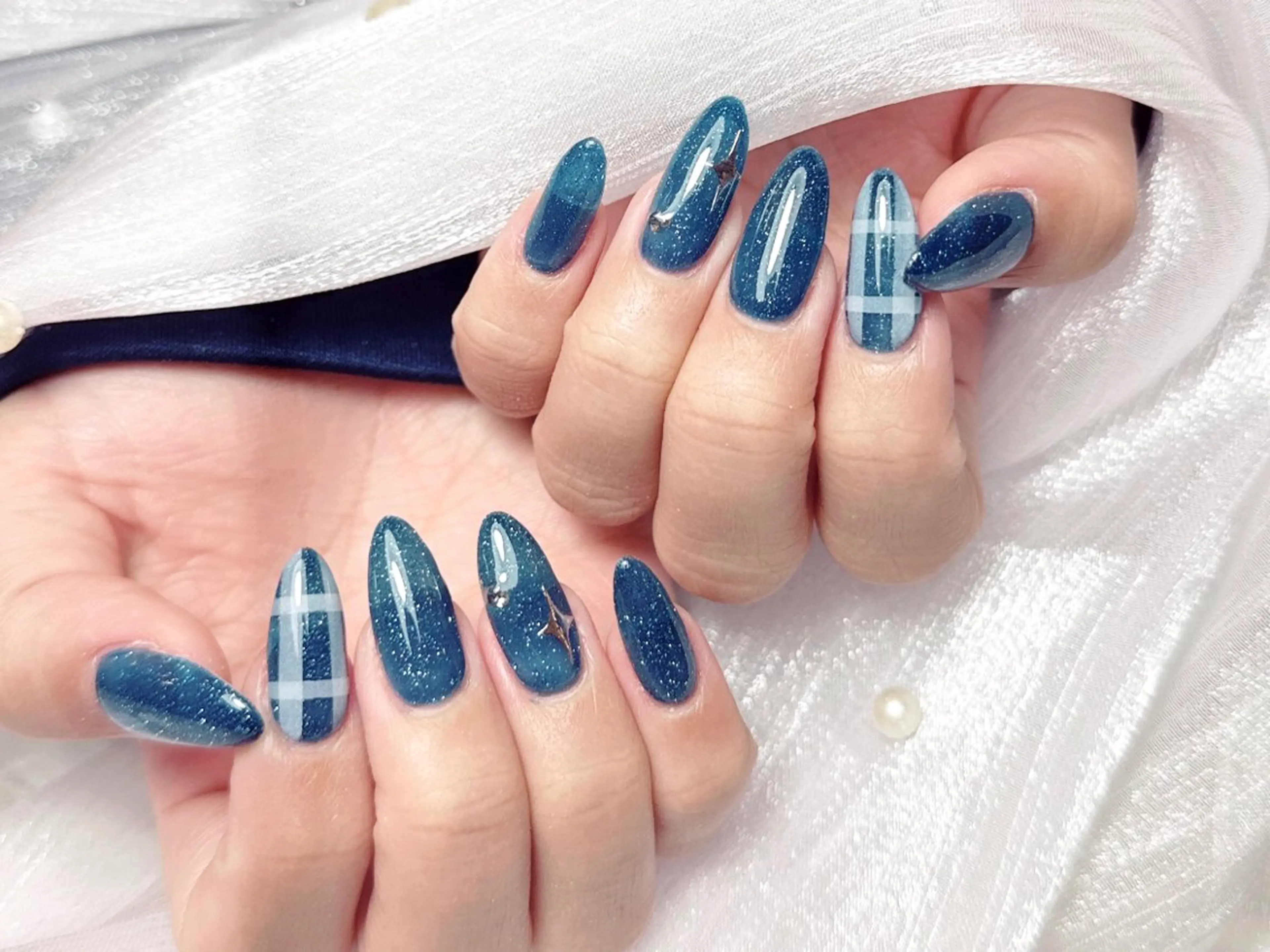 ネイル 長さ出し 持ち込み yl nail salonのネイルデザイン