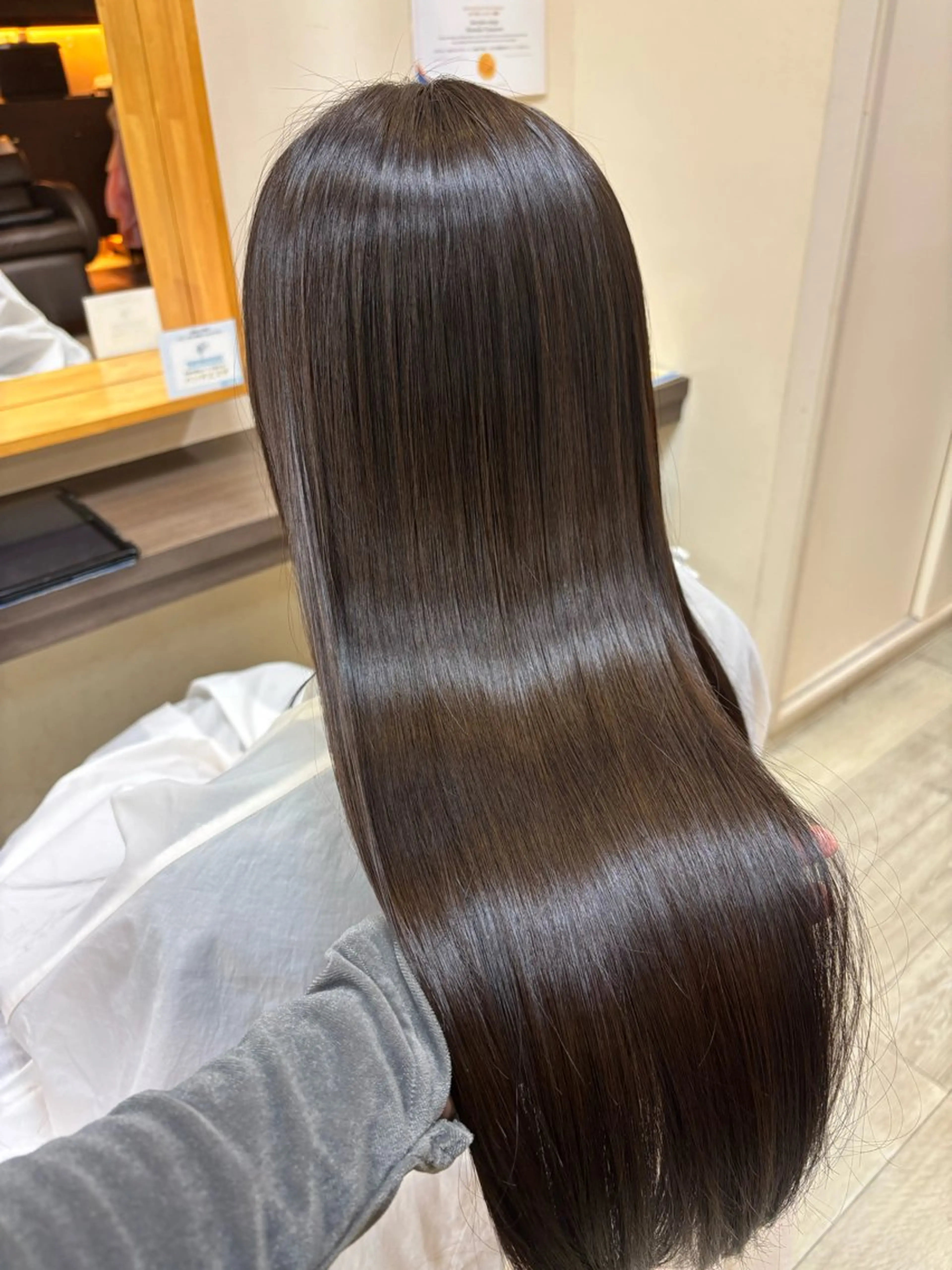 ロング カラー トリートメント ヘッドスパ hair place apego所属・北野田|momo🍑 美眉/艶髪/耳ツボのヘアスタイル