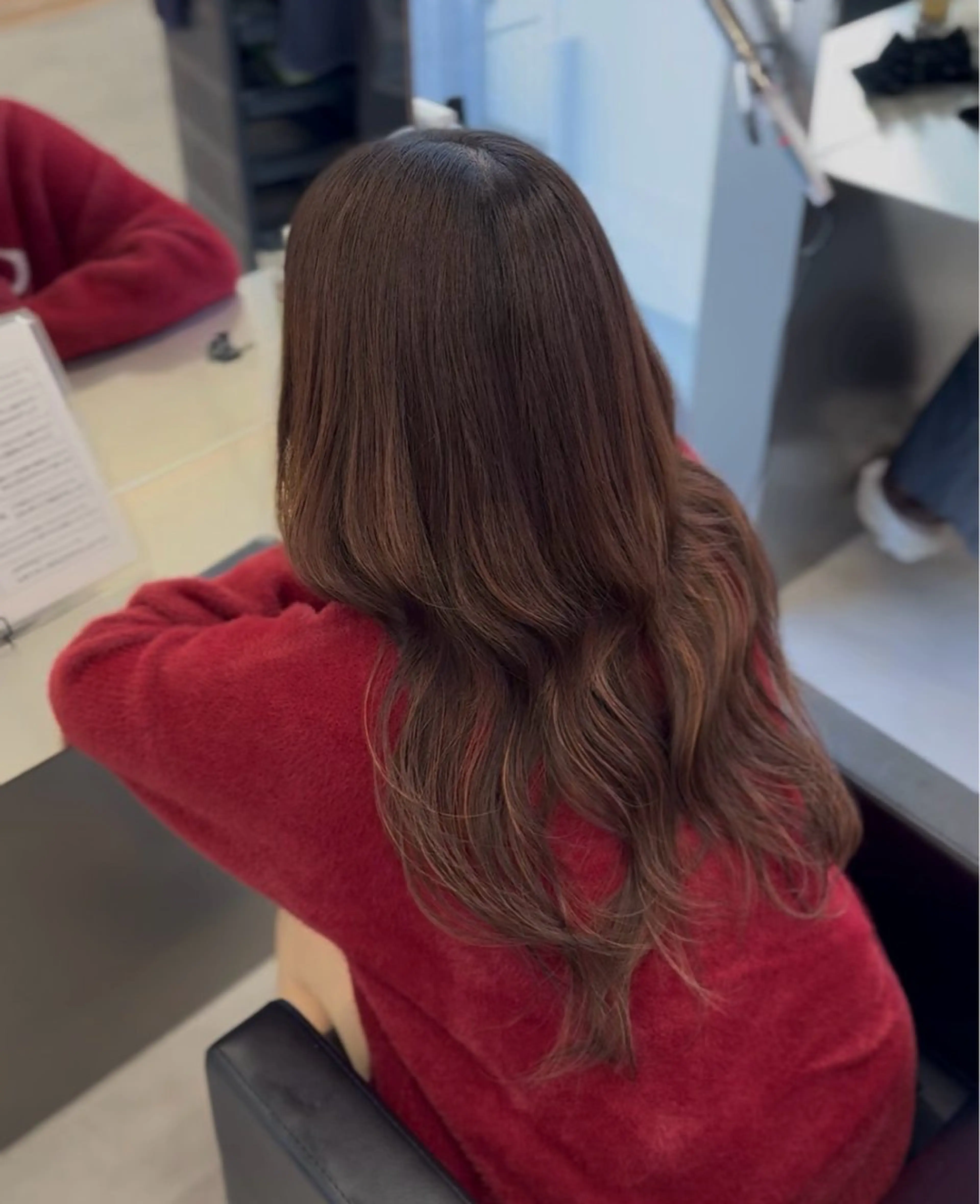 ロング カラー ブリーチ ブラウンカラー ブリーチなしカラー ボブ エクステ エクステ エクステ/ハイトーン /透明感/KENTAのヘアスタイル