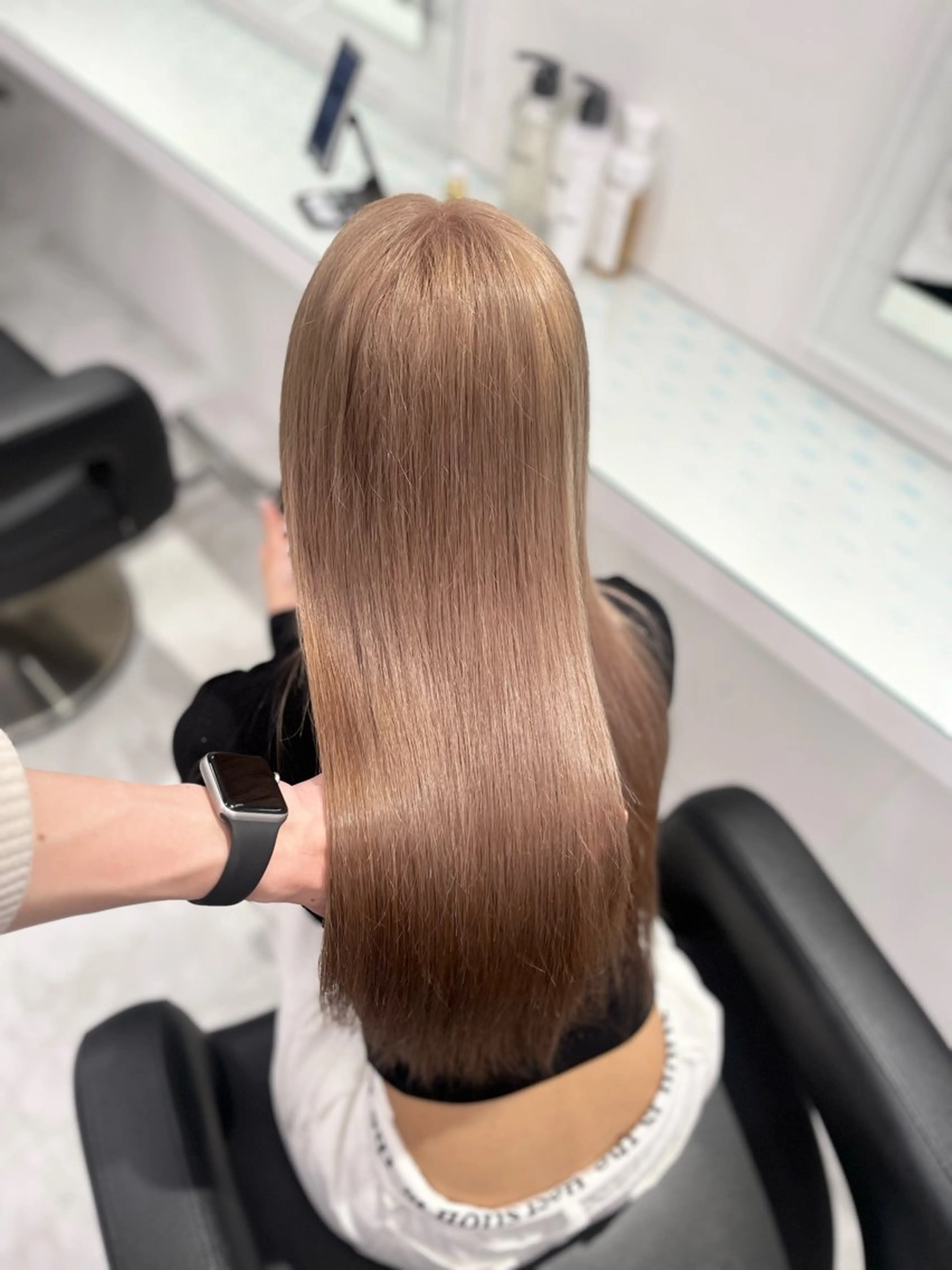 セミロング カラー ヘアアレンジ メンズ ヘアカラー トリートメント ♡ 𝐑𝐈𝐎♡のヘアスタイル