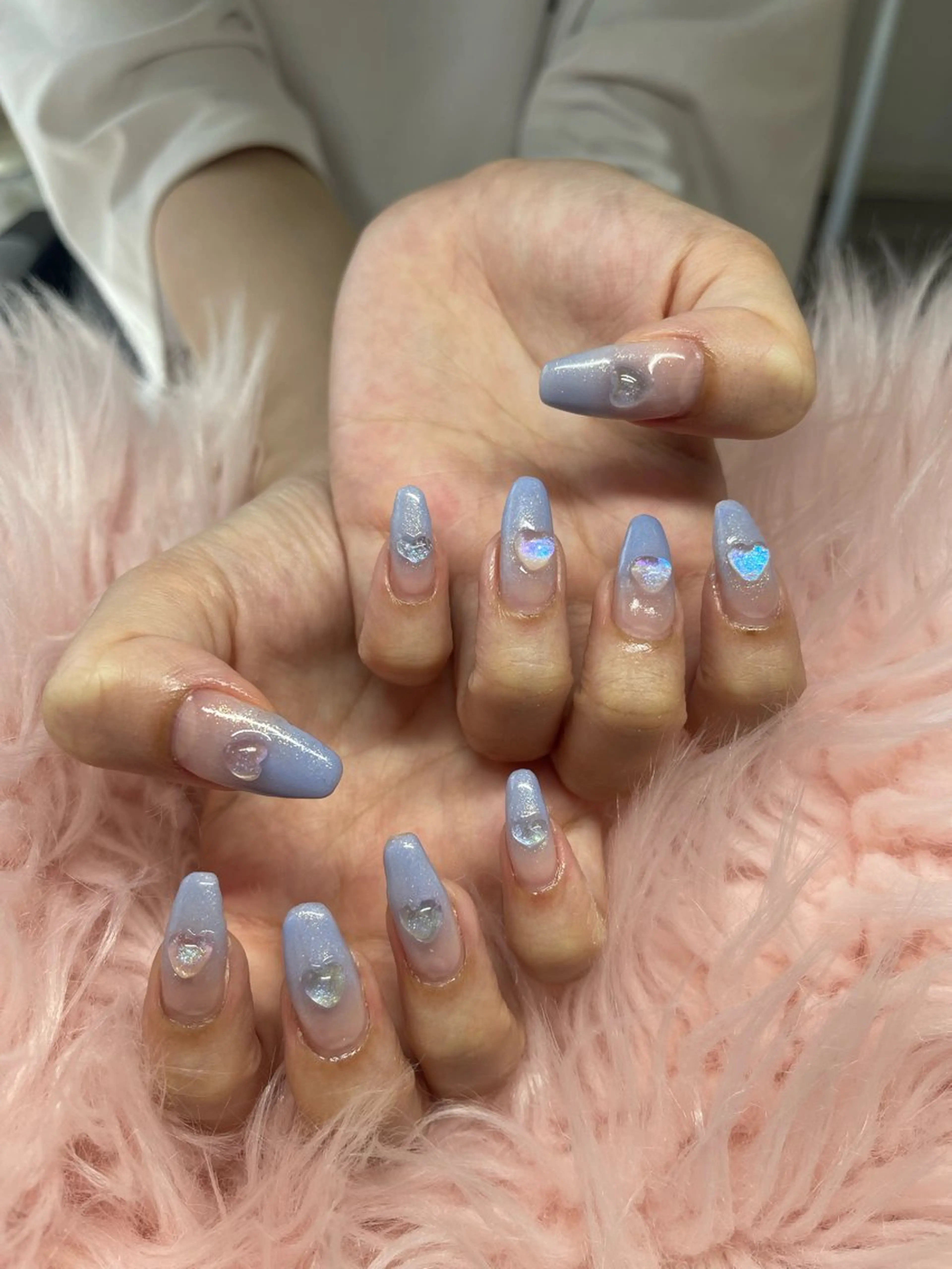 ネイル パープル ネイルサロンキュアイスト所属・キュアイスト アコパラジェル調布のネイルデザイン