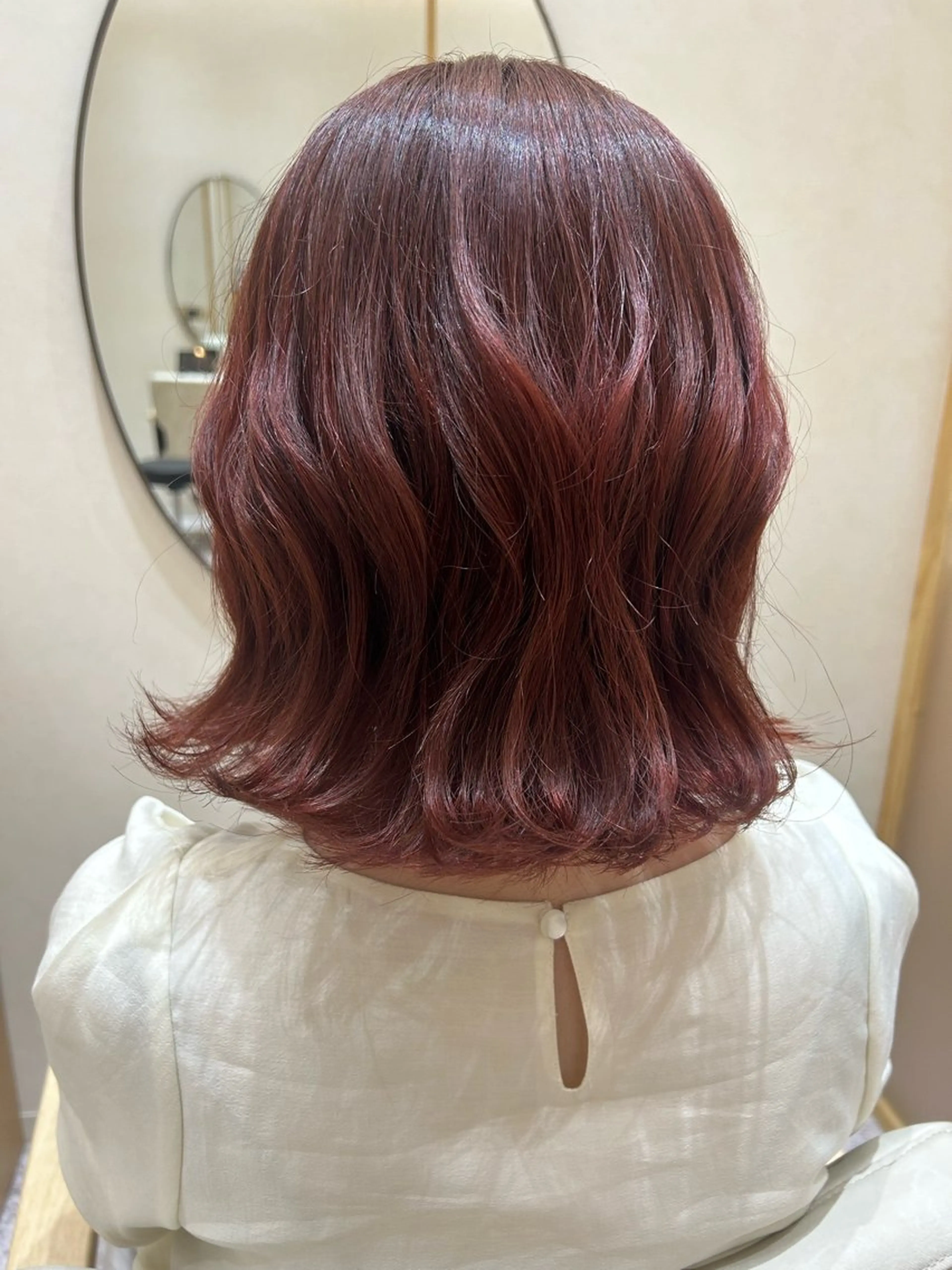 ミディアム カラー Yamamoto 半個室美容室zinaのヘアスタイル