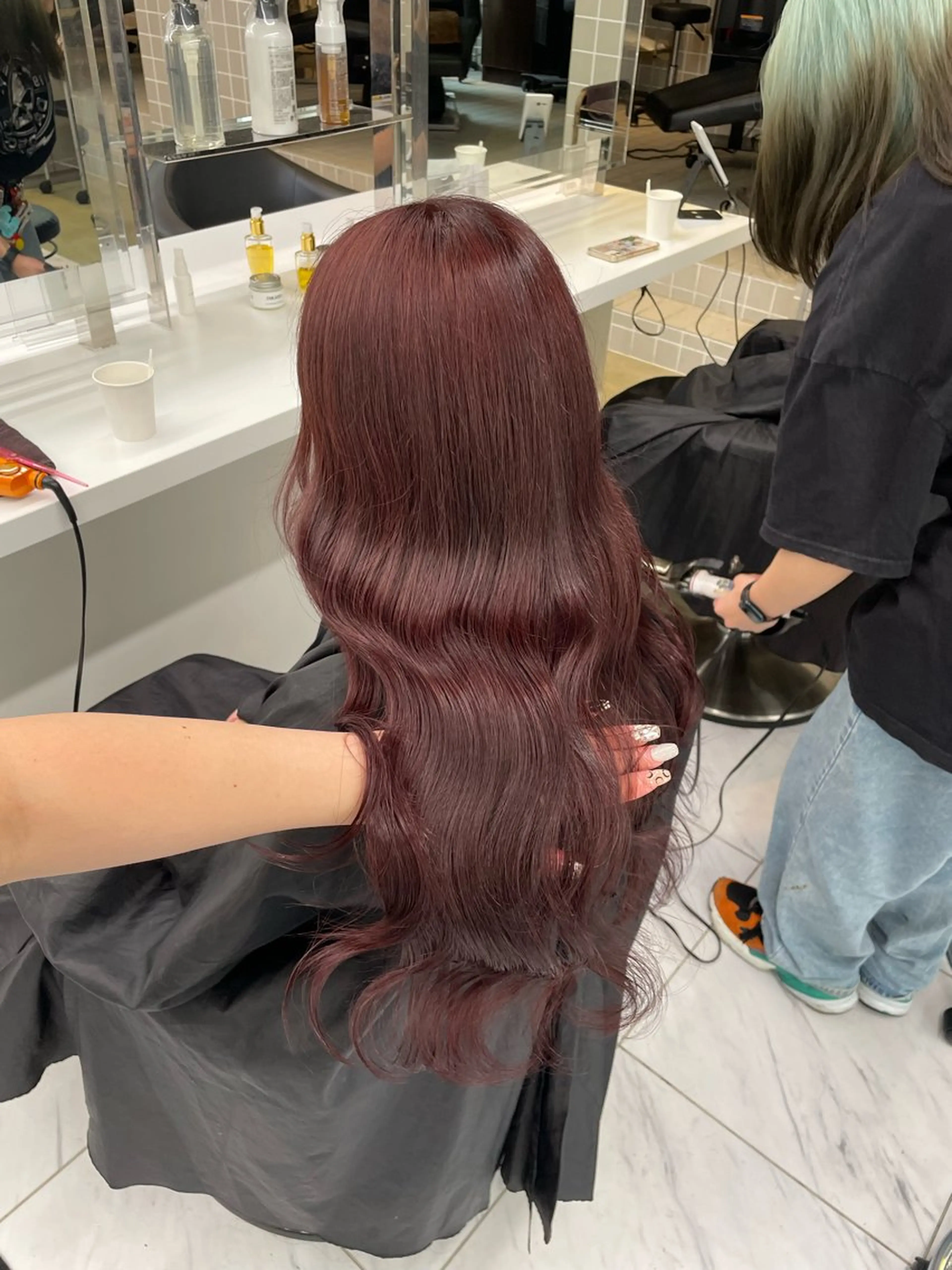 ロング カラー ヘアアレンジ ヘアカラー トリートメント ヘアセット 💗横浜美容室 💗HARUNAのヘアスタイル