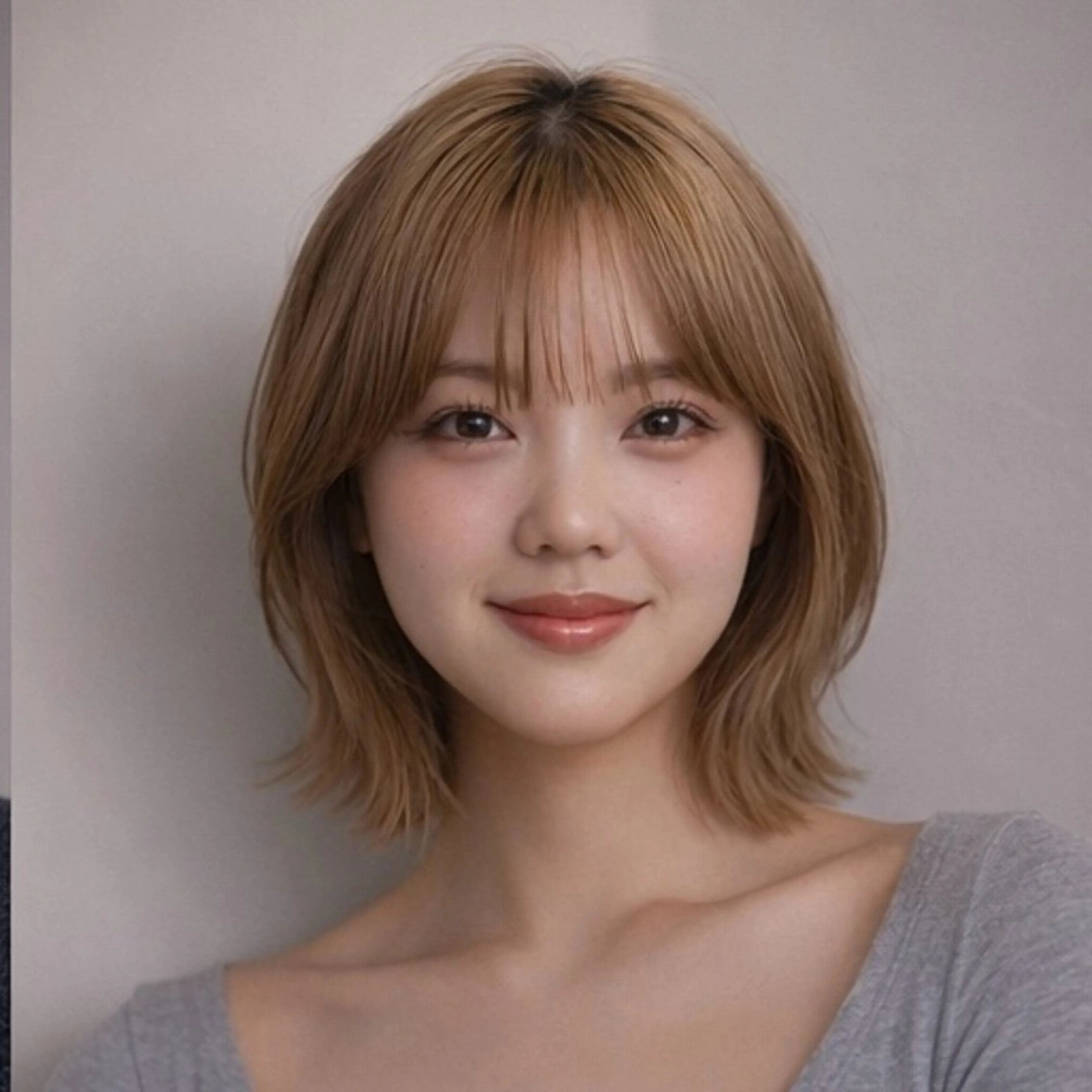 ショート カラー ヘアカラー Aura所属・丸山 心 / 艶カラーのヘアスタイル