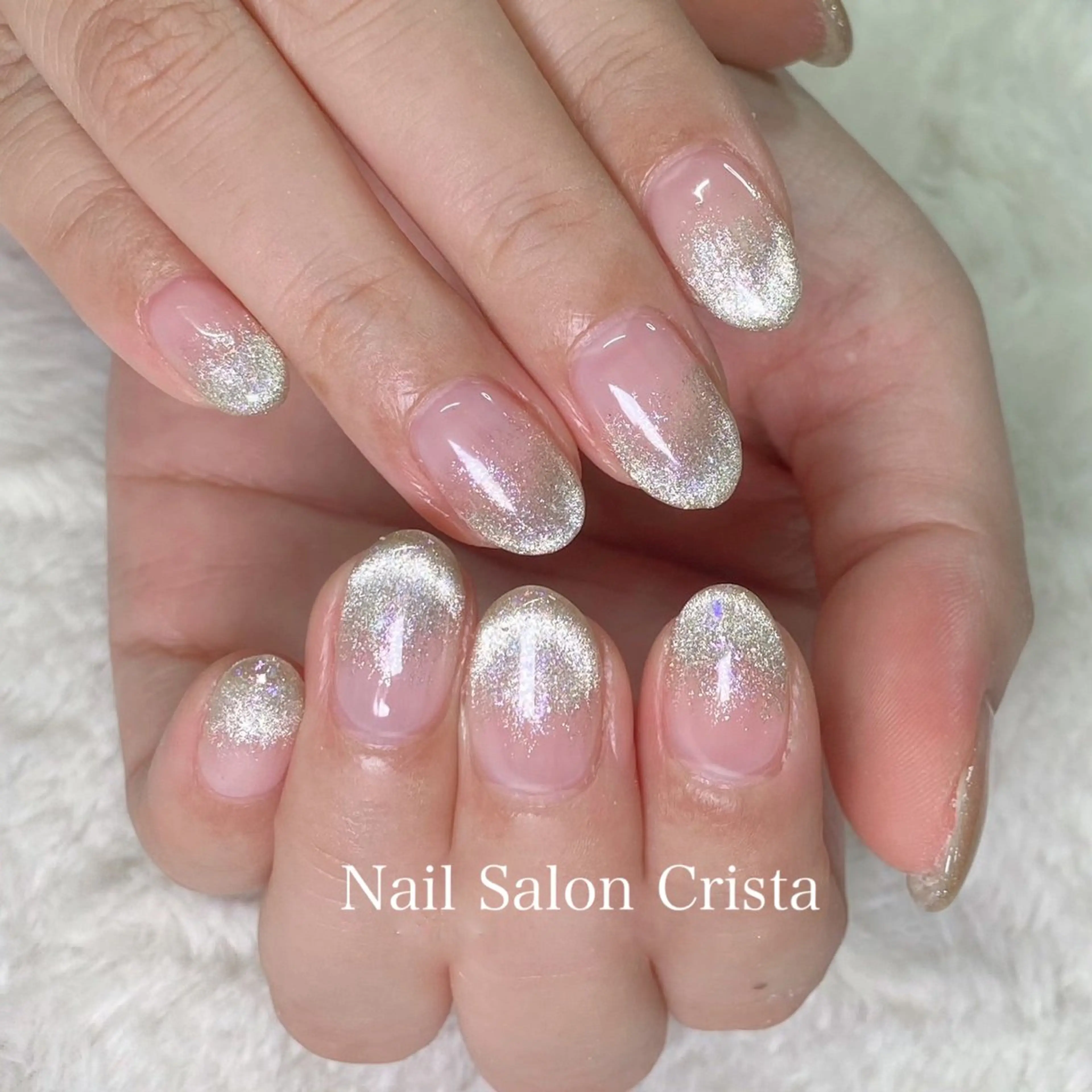 ネイル ジェルネイル マグネットネイル パラジェル ハンドネイル CRISTA所属・CRISTA MOMOのネイルデザイン