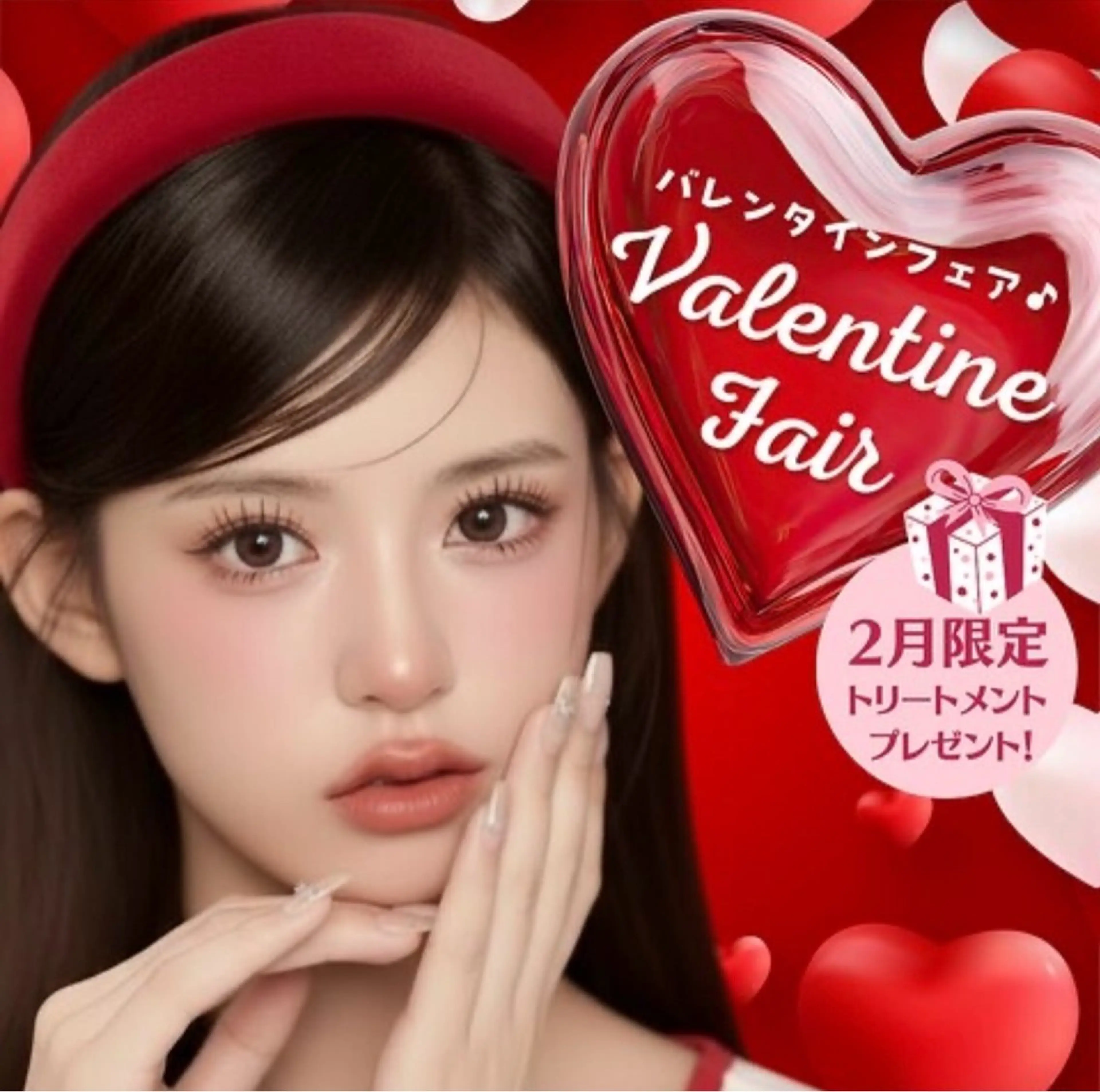 【バレンタインプレゼント★まつげパーマ】パリジェンヌ➕TR無料🍫❣️の写真