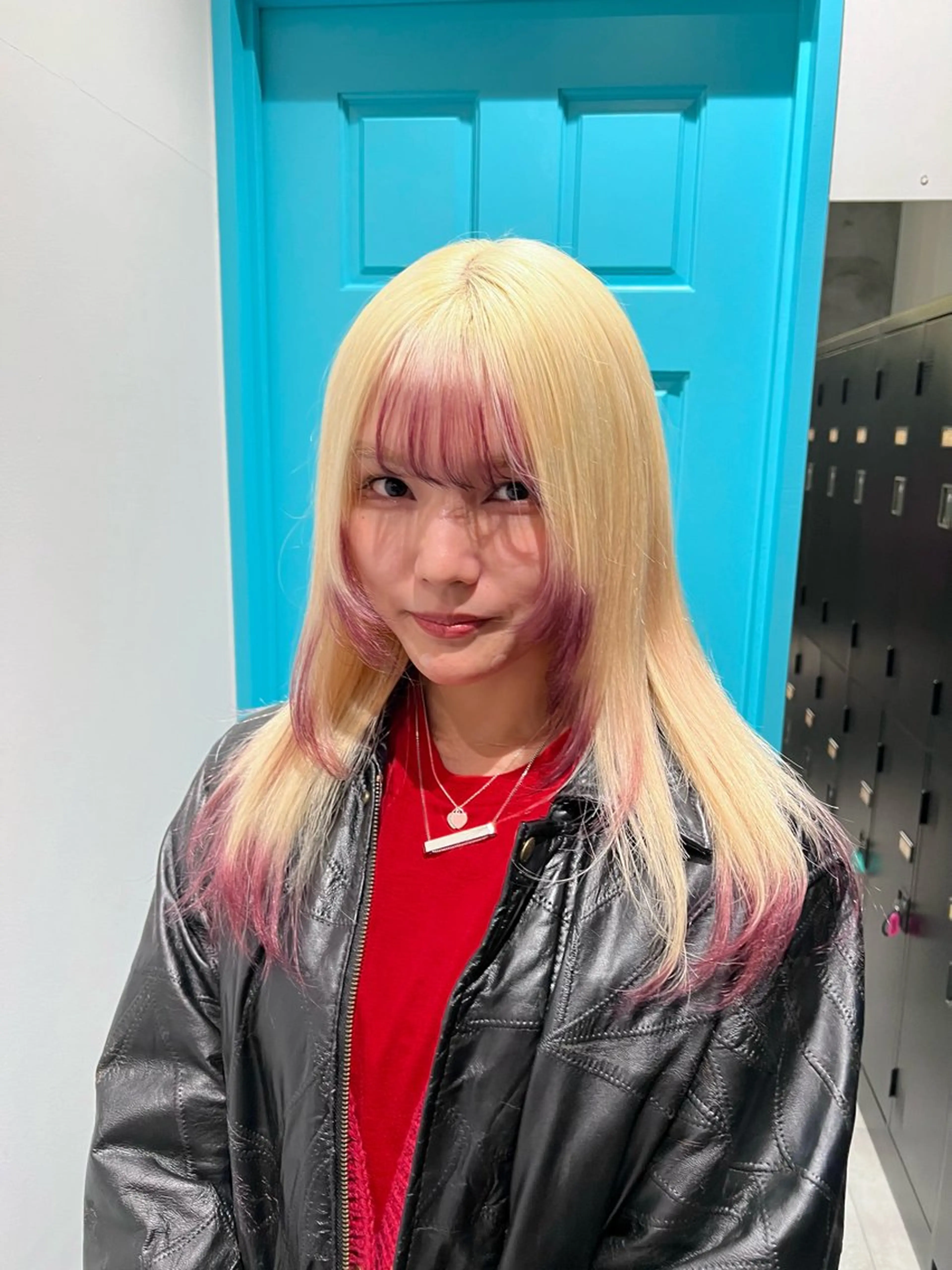 ロング カラー ヘアカラー トリートメント 🌞レイヤー×カラー 前川那津美🌞のヘアスタイル