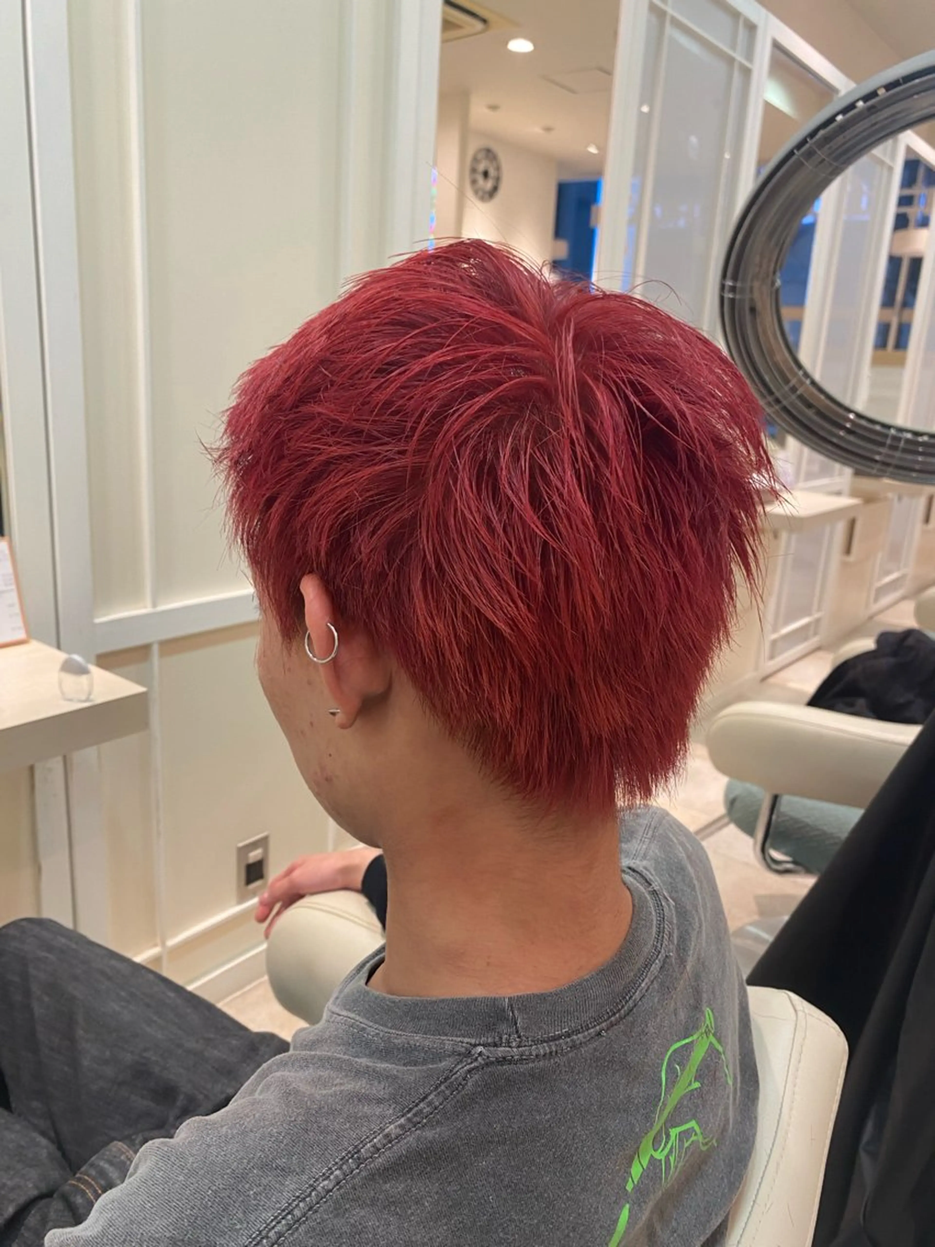 メンズ スパイキーショート カット ヘアカラー 関川遼河/パーマ /メンズ特化のヘアスタイル