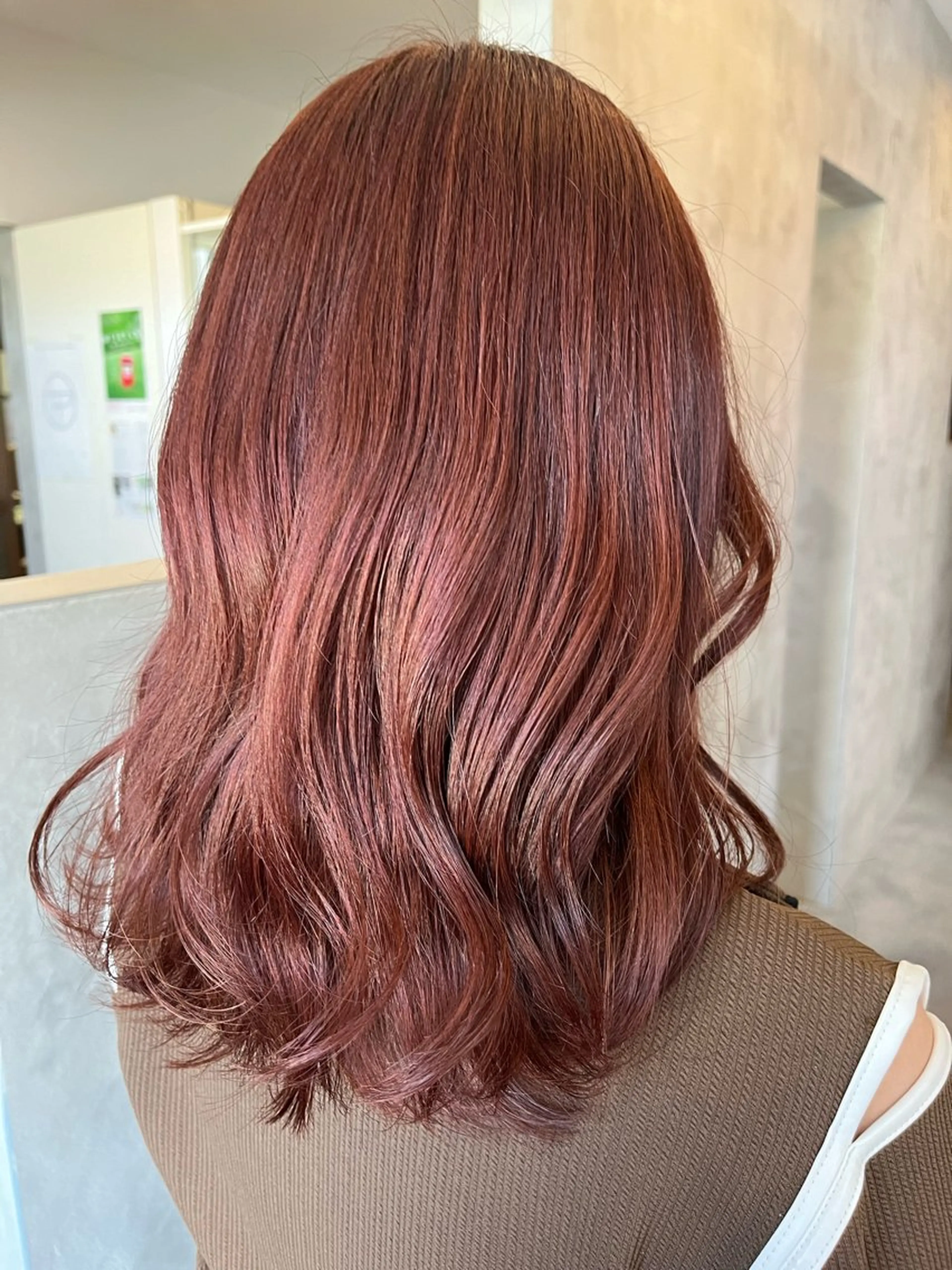 ミディアム カラー カット ヘアカラー トリートメント Salon de  COCO所属・Yuka /ツヤカラー✨のヘアスタイル