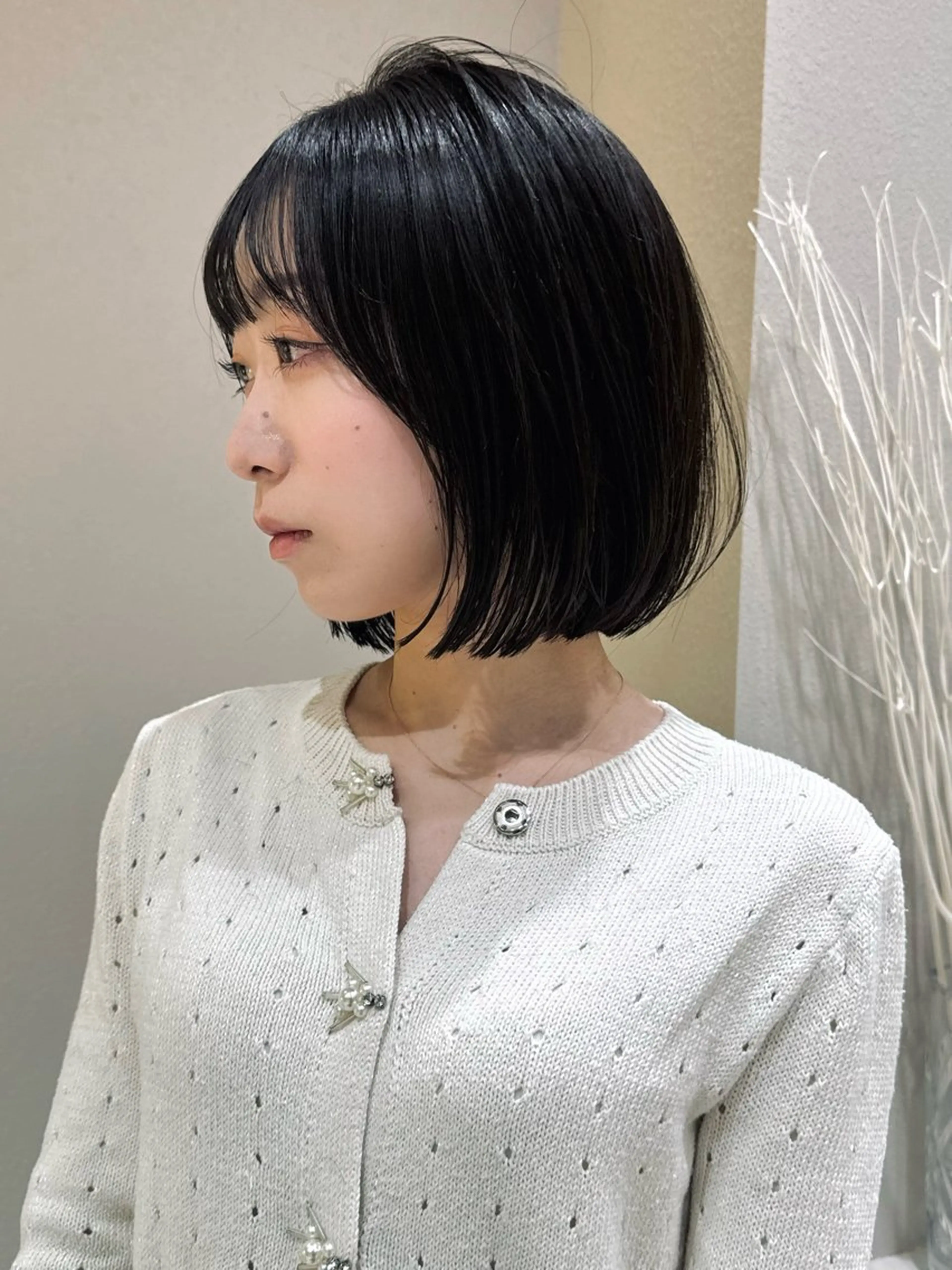 ショート カット ヘアカラー トリートメント 🩵縮毛矯正・ボブ 岩原朋也🩵のヘアスタイル