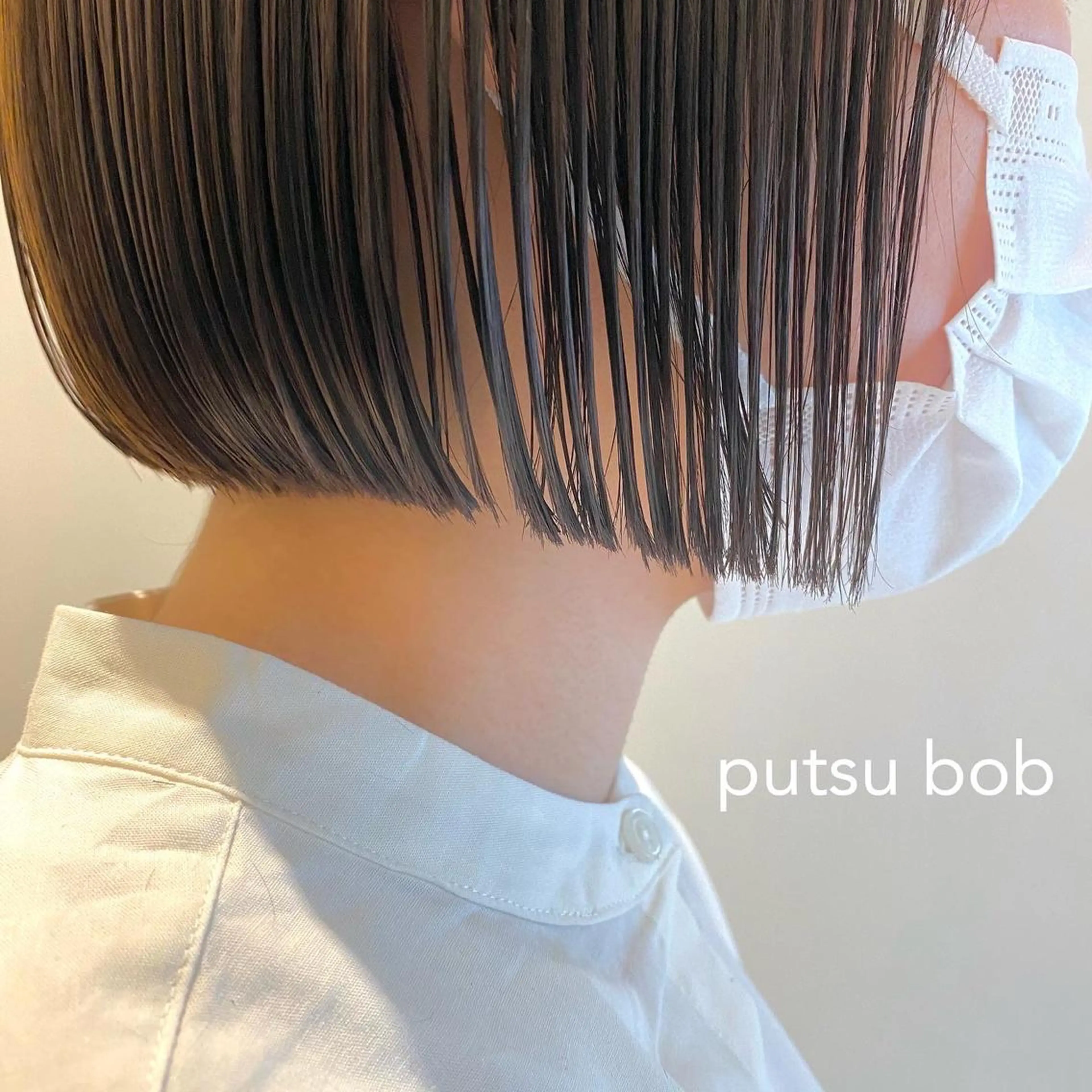 ミディアム ボブ&透明感カラー ♡TOMOEのヘアスタイル