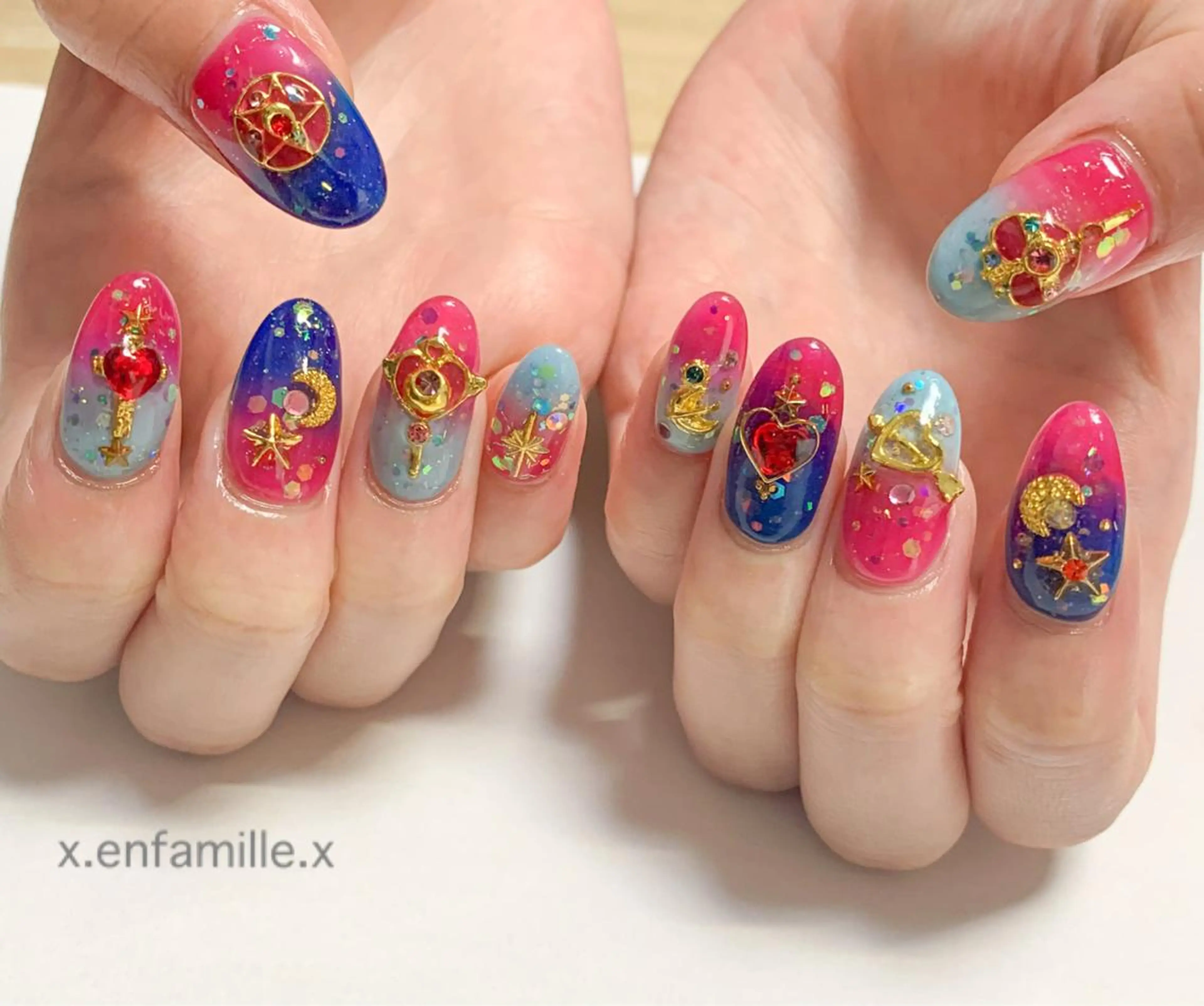 ネイル ハンドネイル nail salon en familleのネイルデザイン