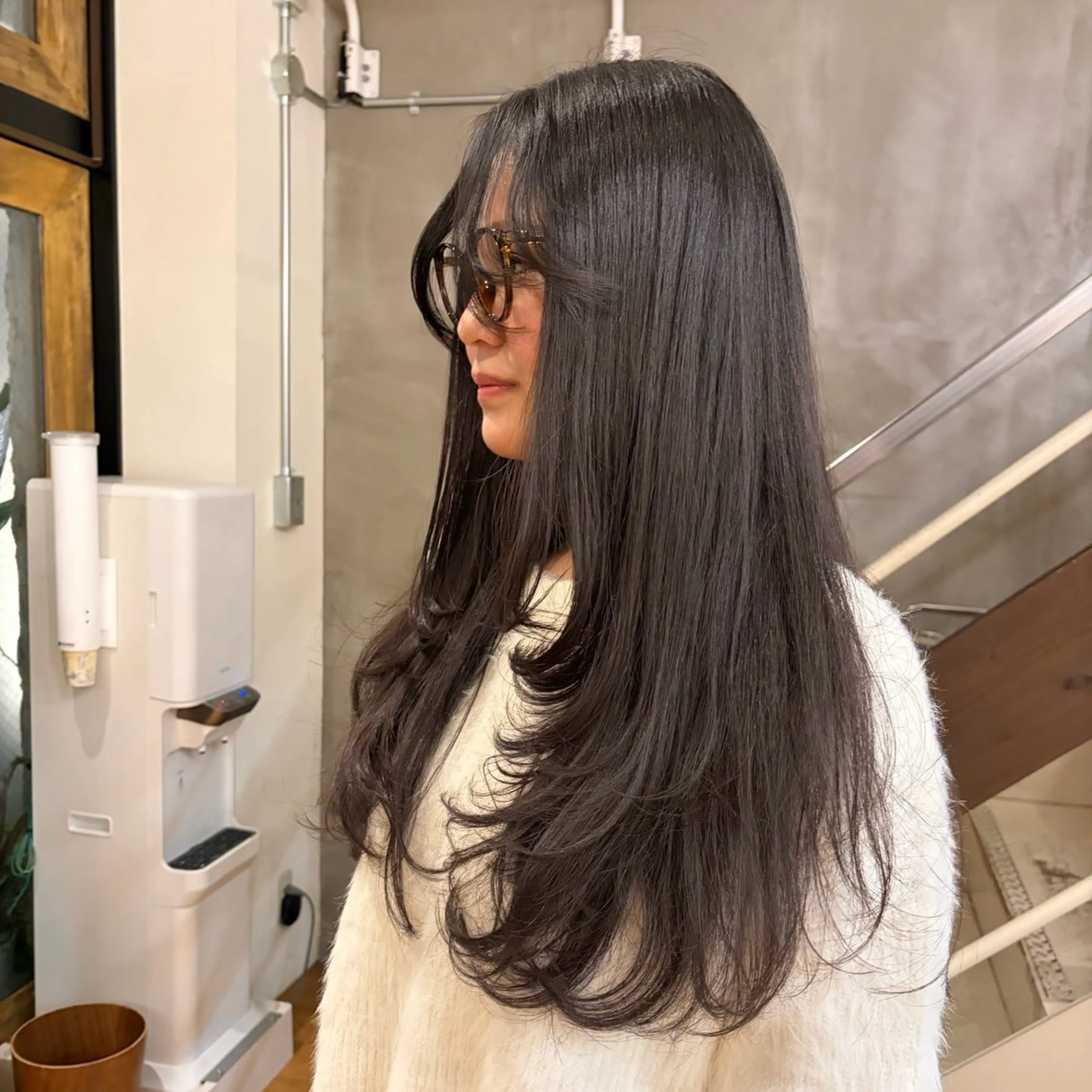 ロング カット 似合わせレイヤー/ 透明感カラー/天王寺のヘアスタイル